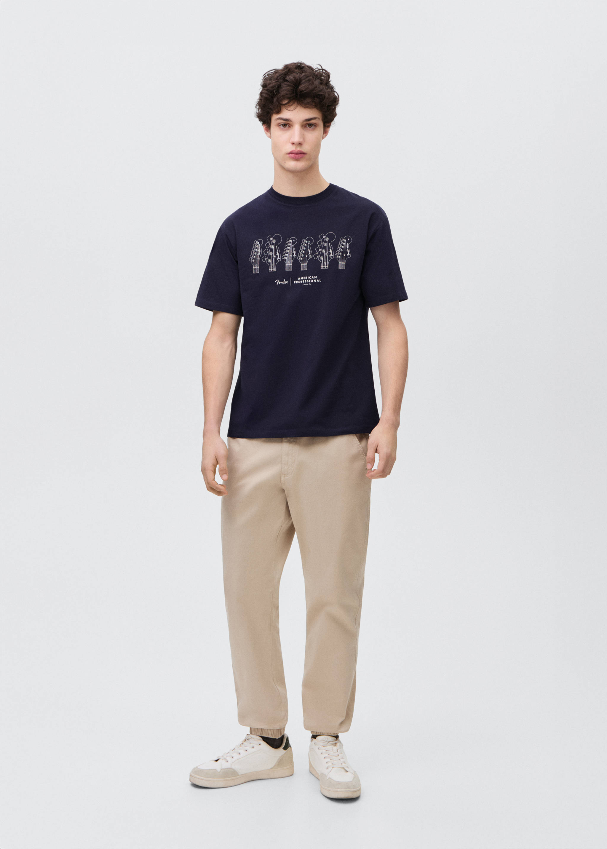 Kurzärmliges Print-T-Shirt - Allgemeine Ansicht