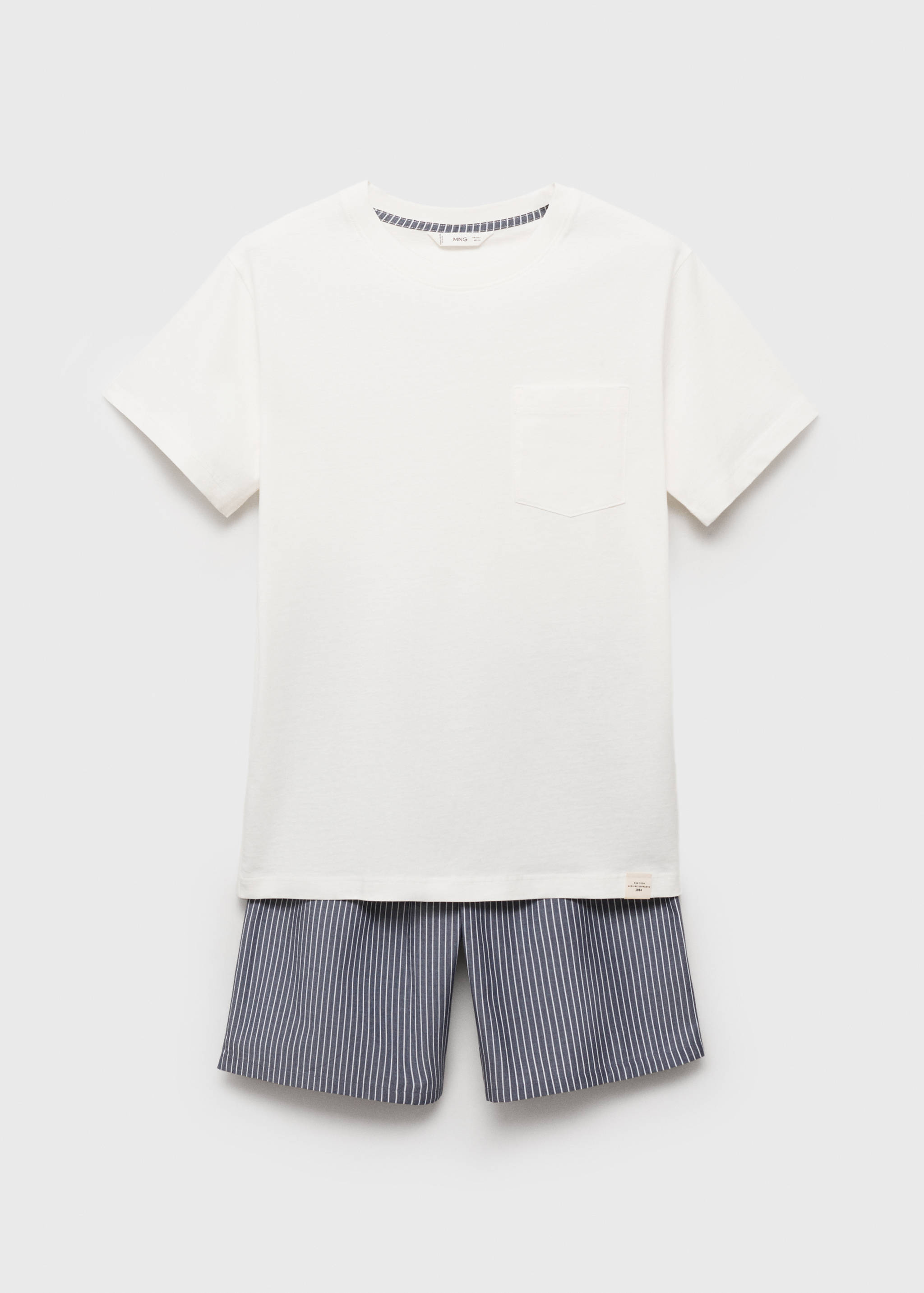 Striped cotton short pyjamas - Article without model