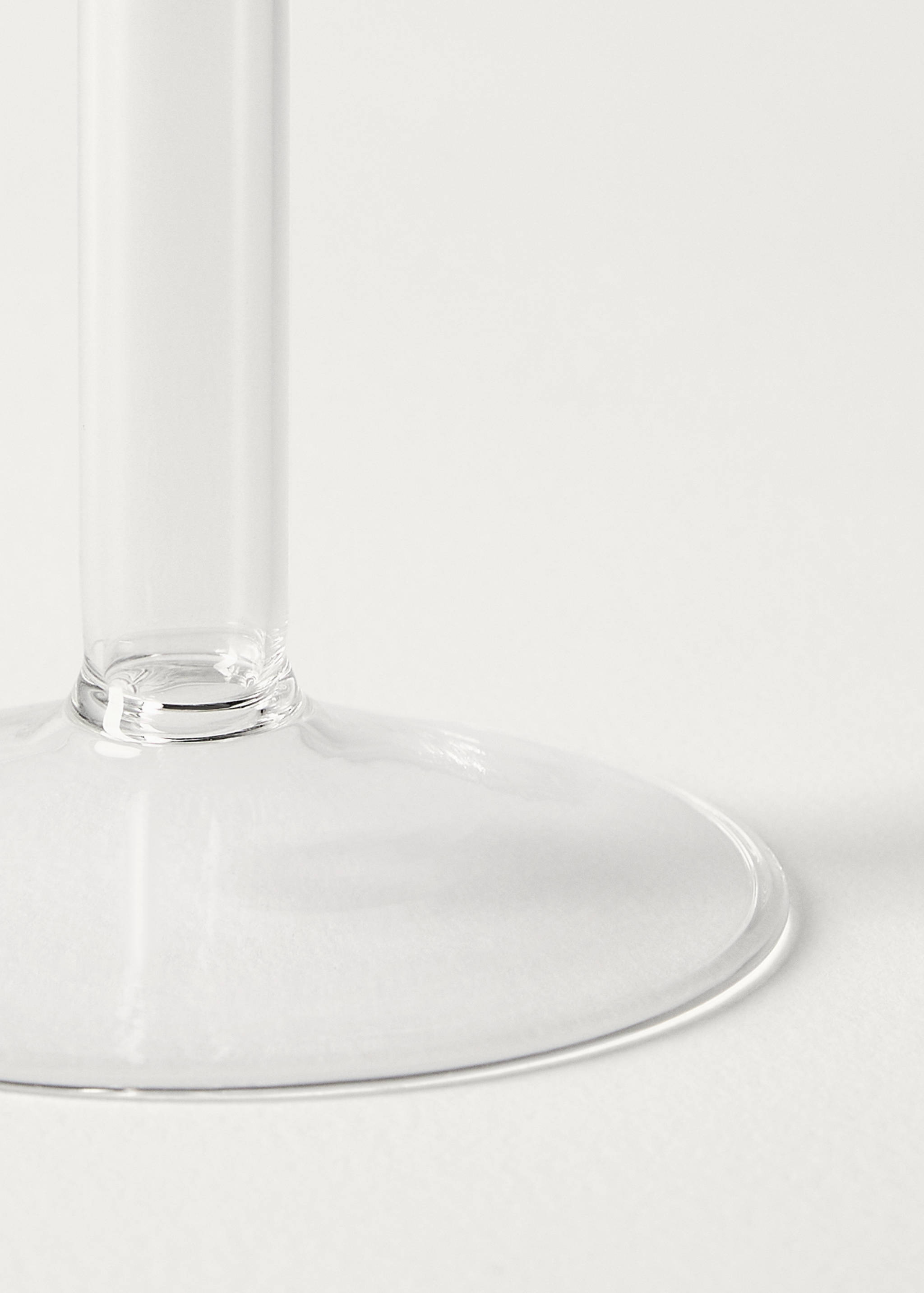 Kleiner Kerzenständer aus Borosilikat - Detail des Artikels 2