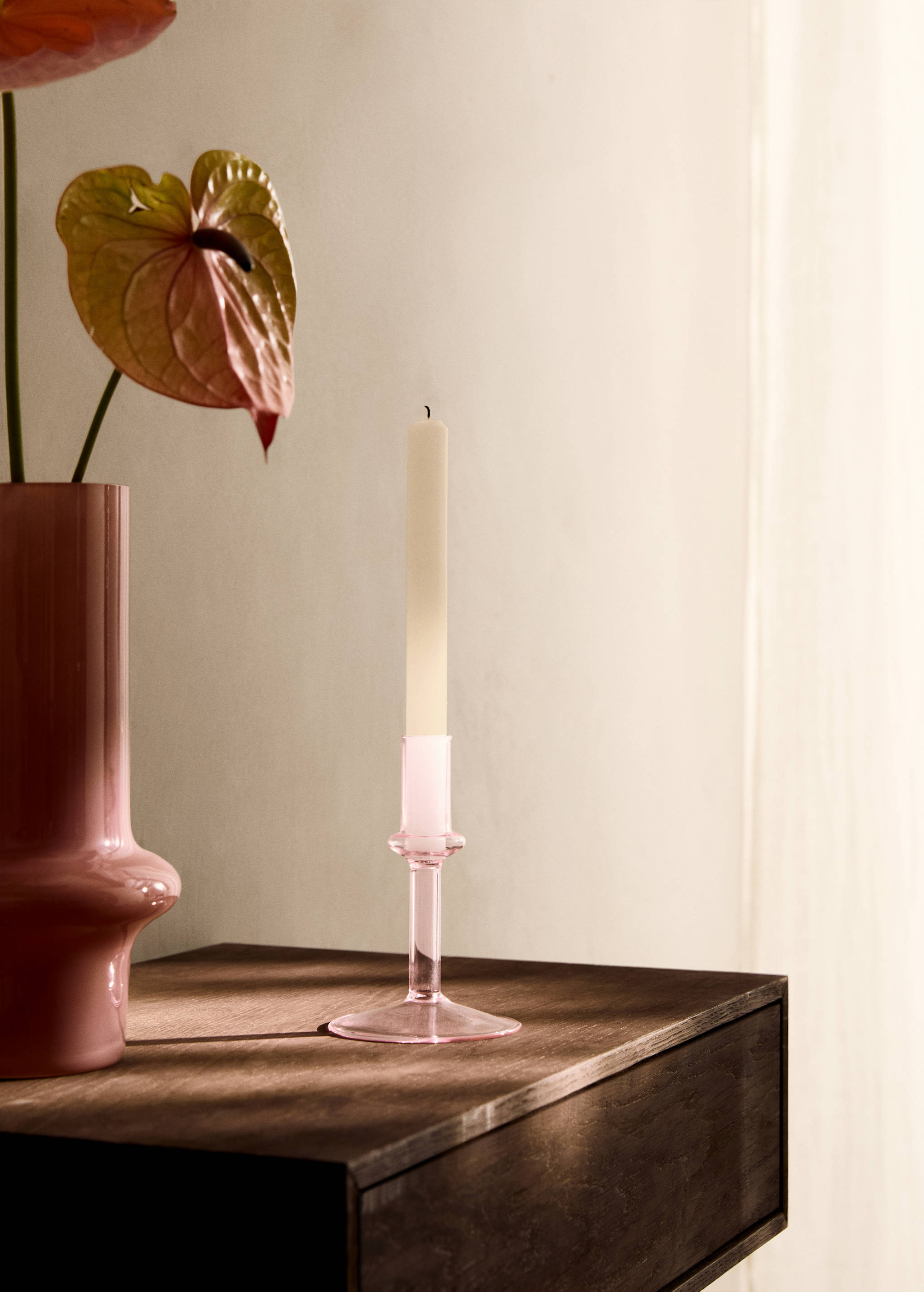 Kleiner Kerzenständer aus Borosilikat - Allgemeine Ansicht