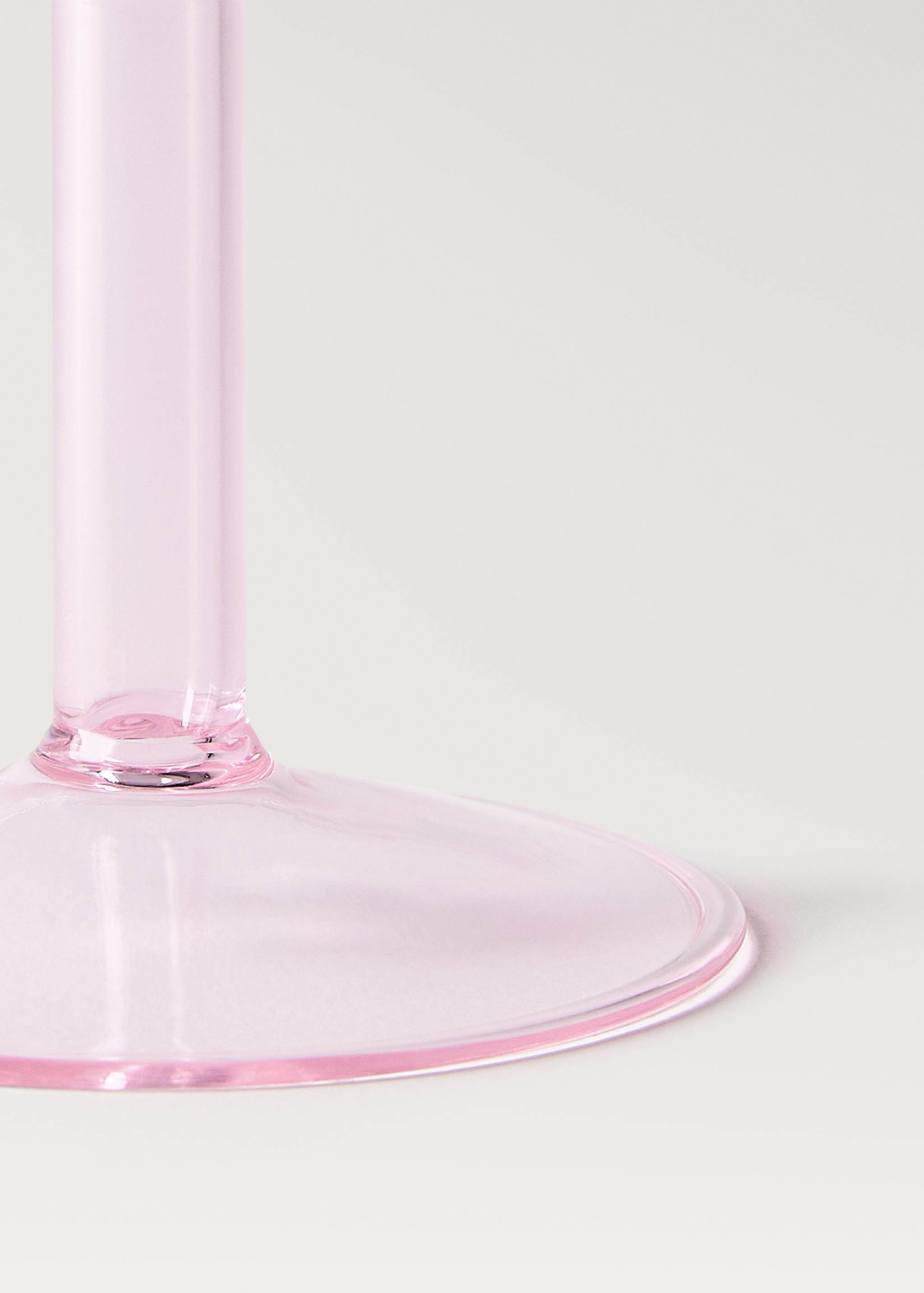 Kleiner Kerzenständer aus Borosilikat - Detail des Artikels 2