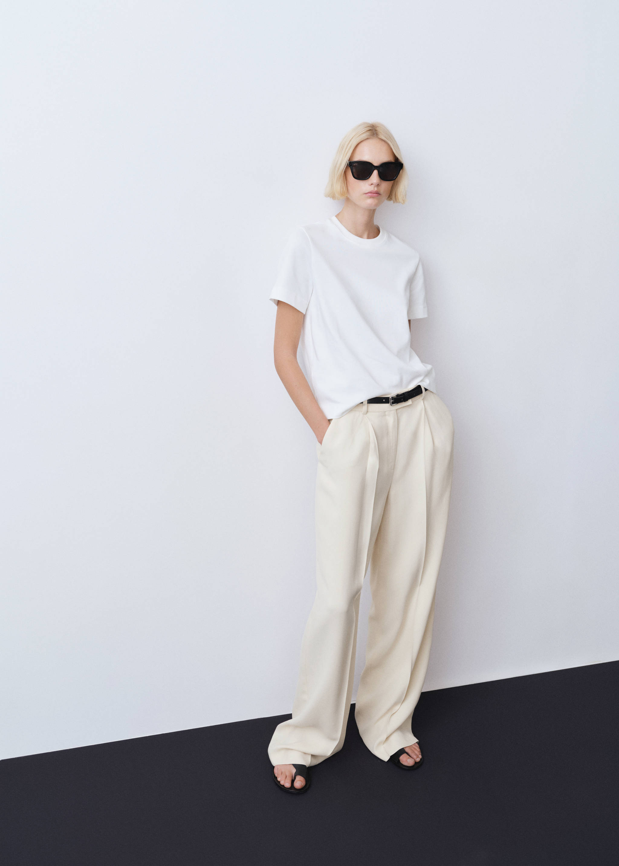 Short-sleeved cotton t-shirt - General plane