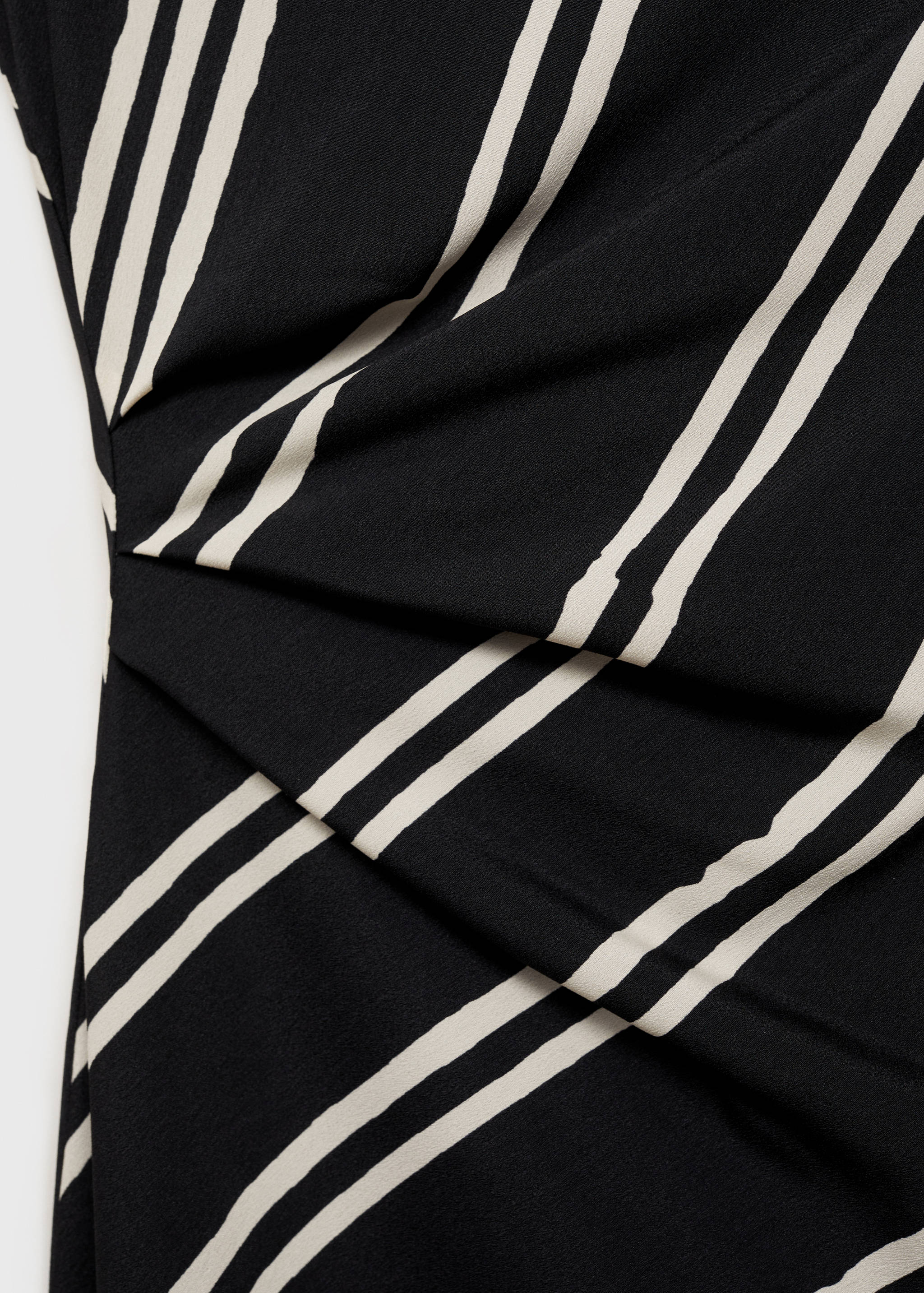 Stripe-print midi-dress - Details of the article 0