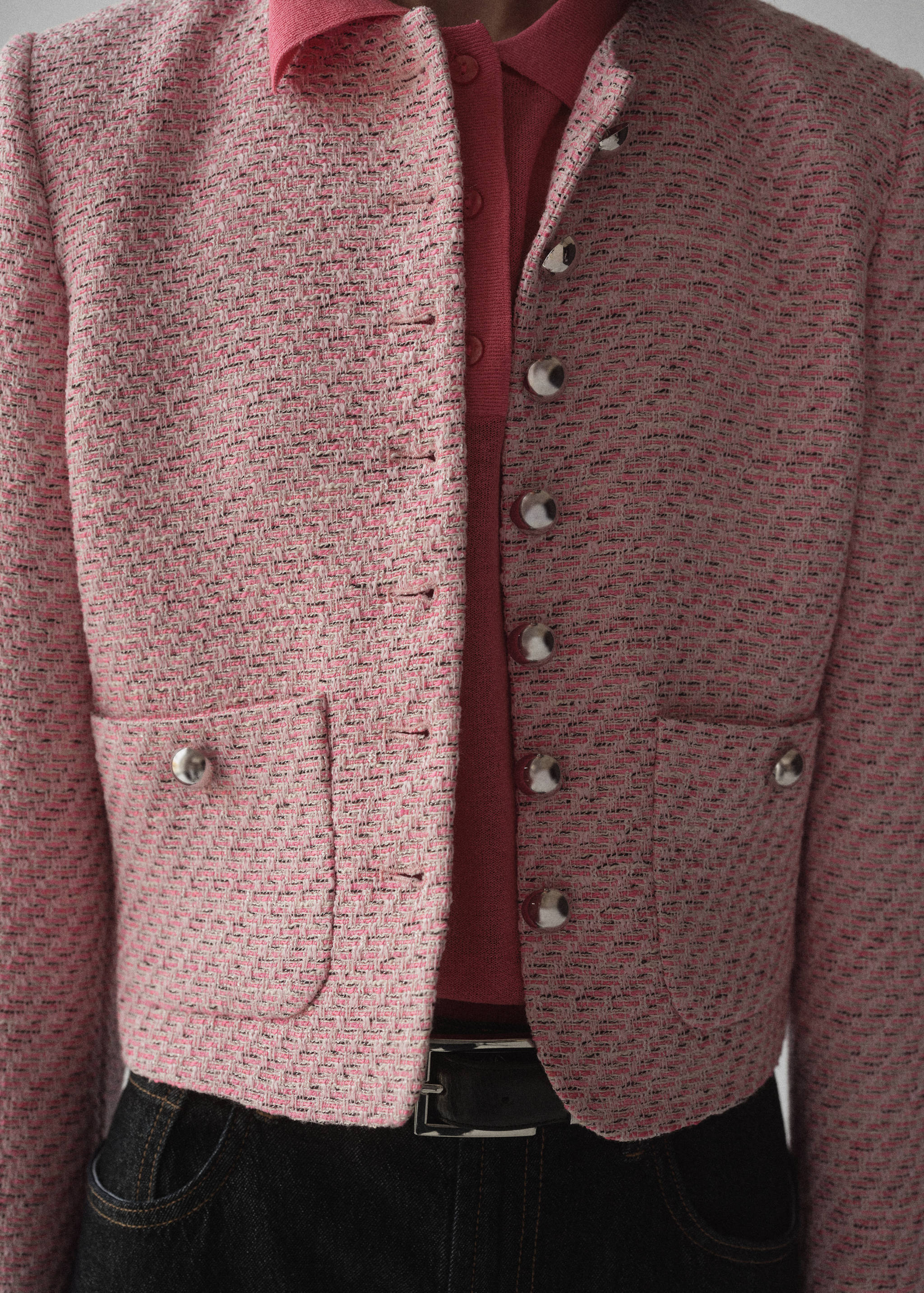 Veste tweed cintréeVeste tweed cintrée - Détail de l'article 6