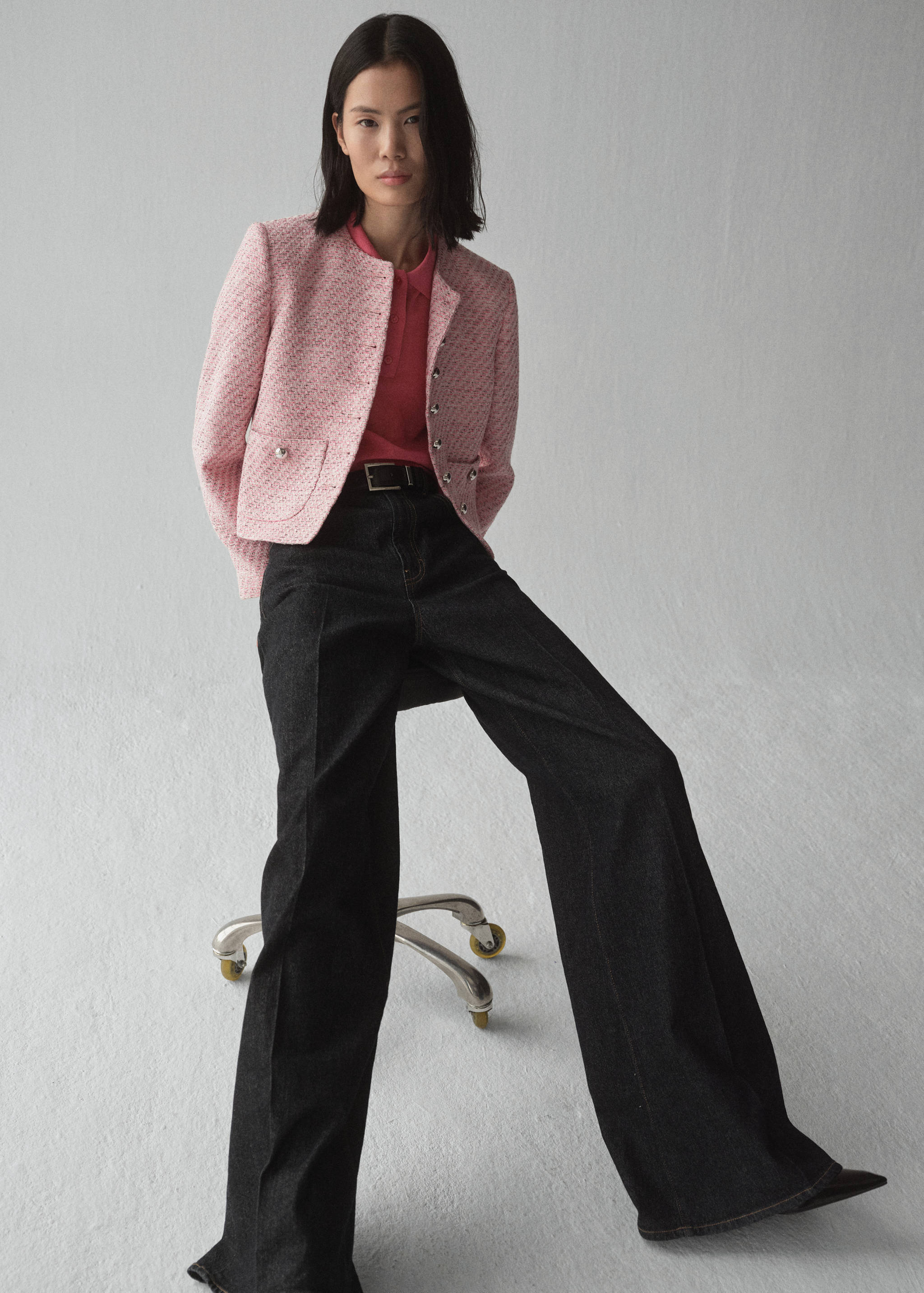 Veste tweed cintréeVeste tweed cintrée - Détail de l'article 2