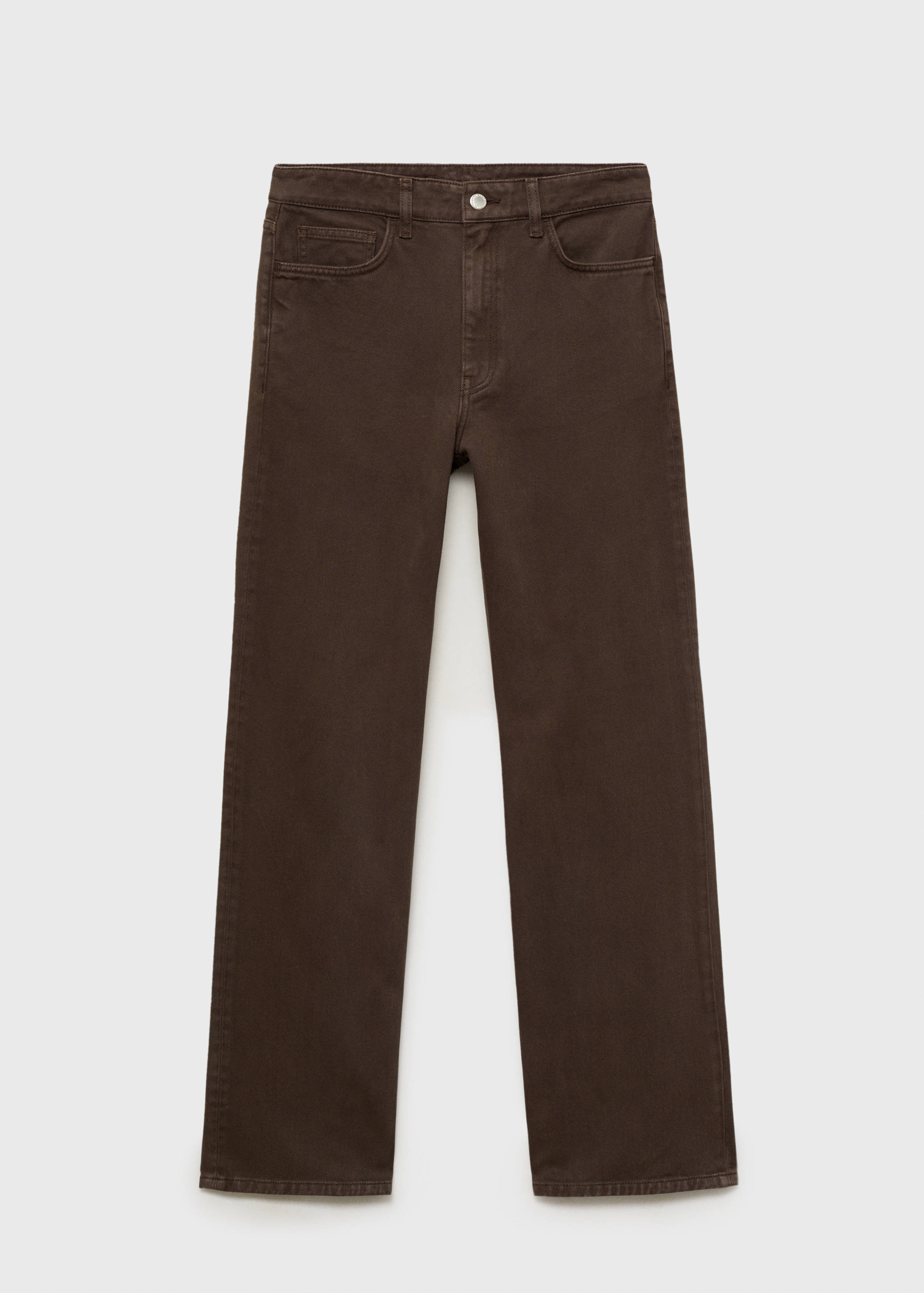 High waist straight jeans - Article without model