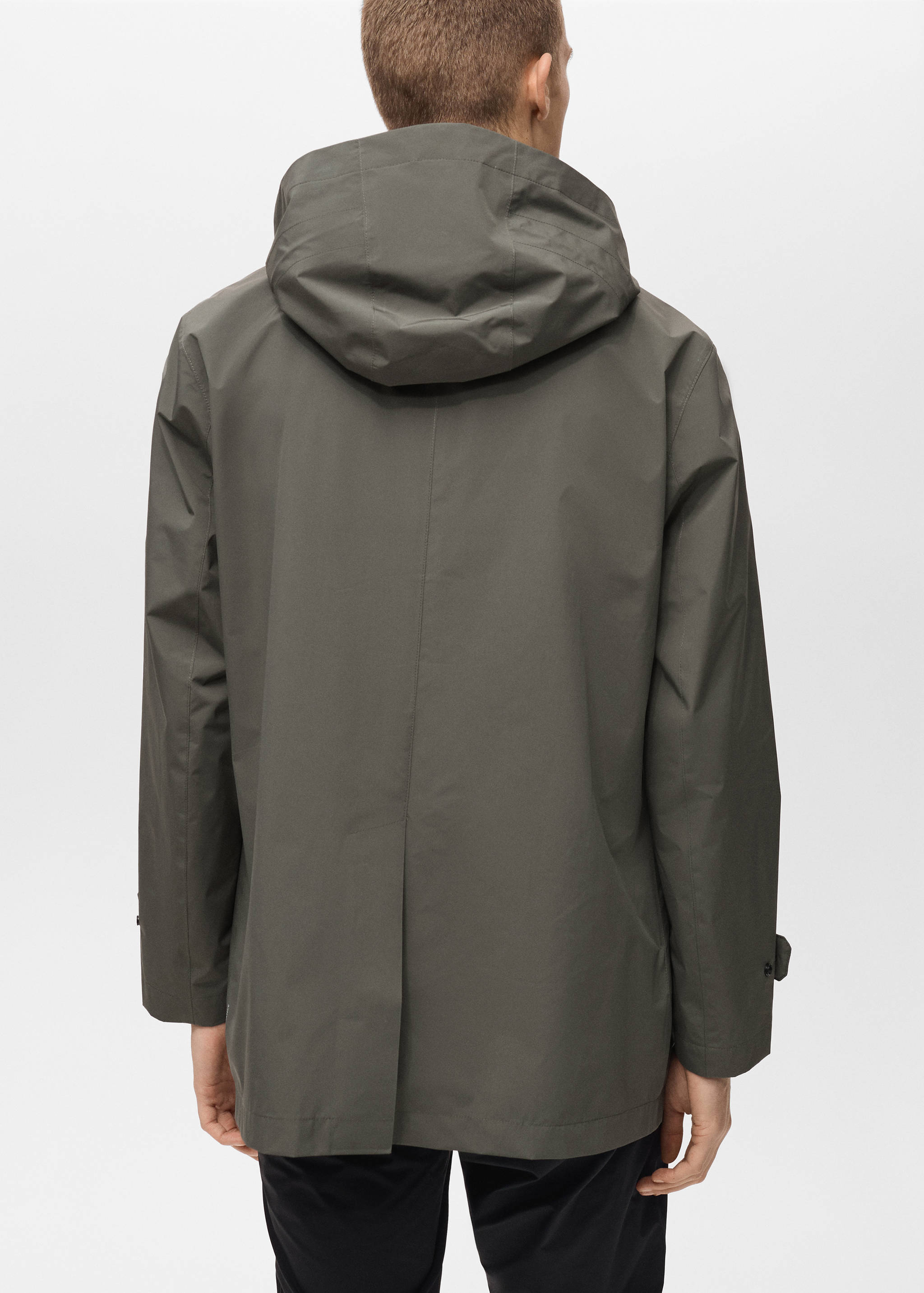 COOLMAX® technology waterproof parka - Reverse of the article