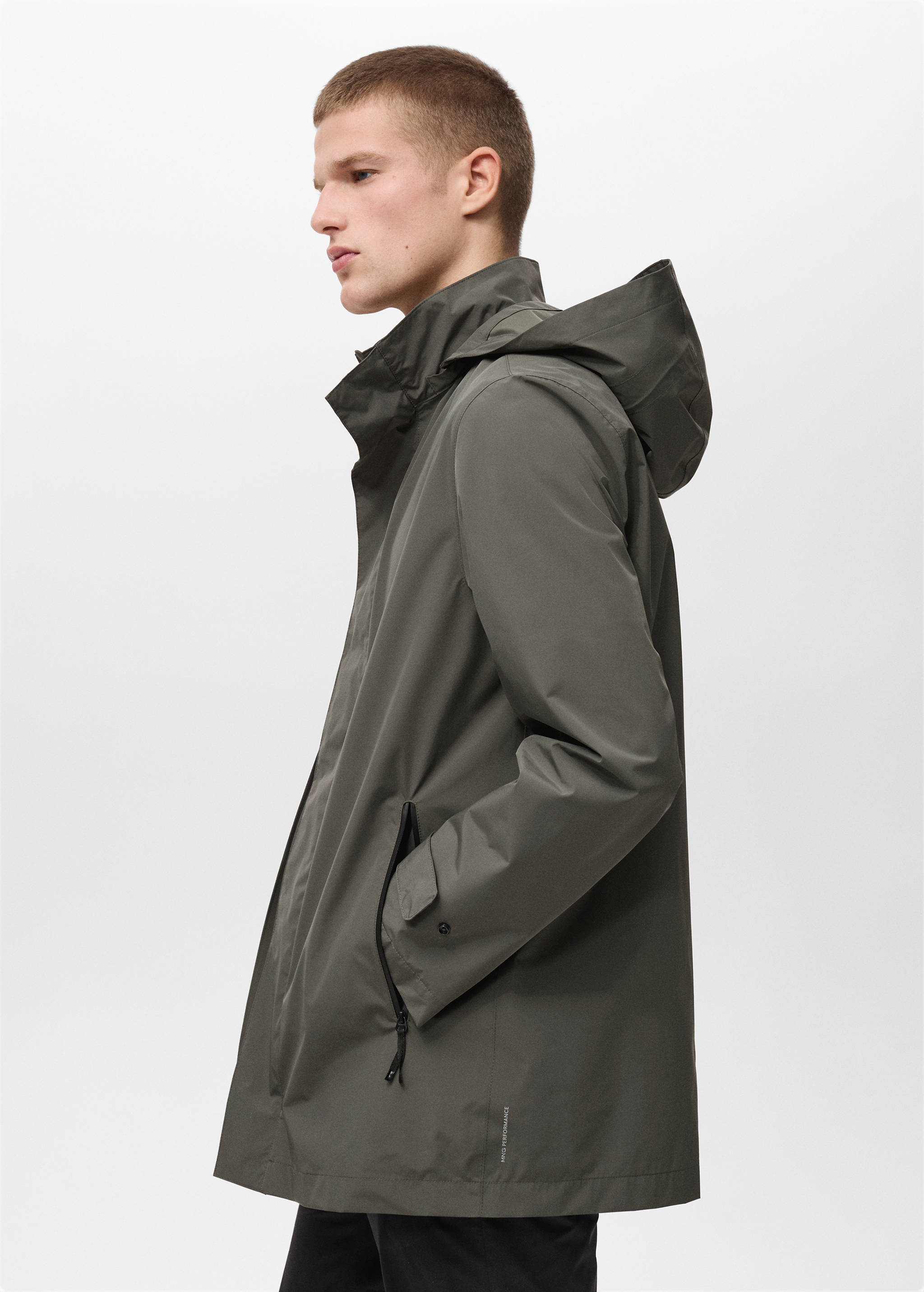 COOLMAX® technology waterproof parka - Details of the article 2