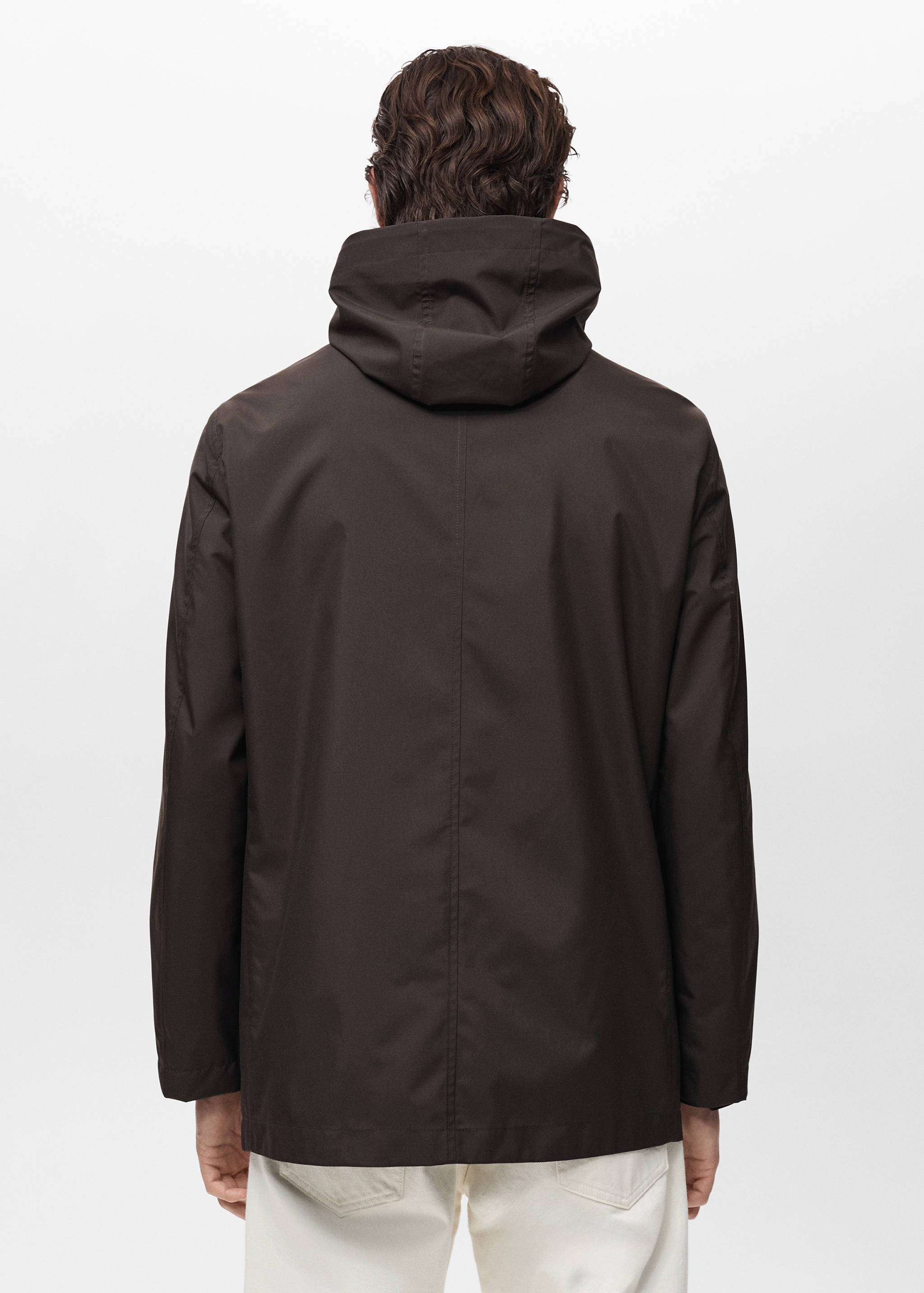 Parka capuche résistante à l’eau - Verso de l’article