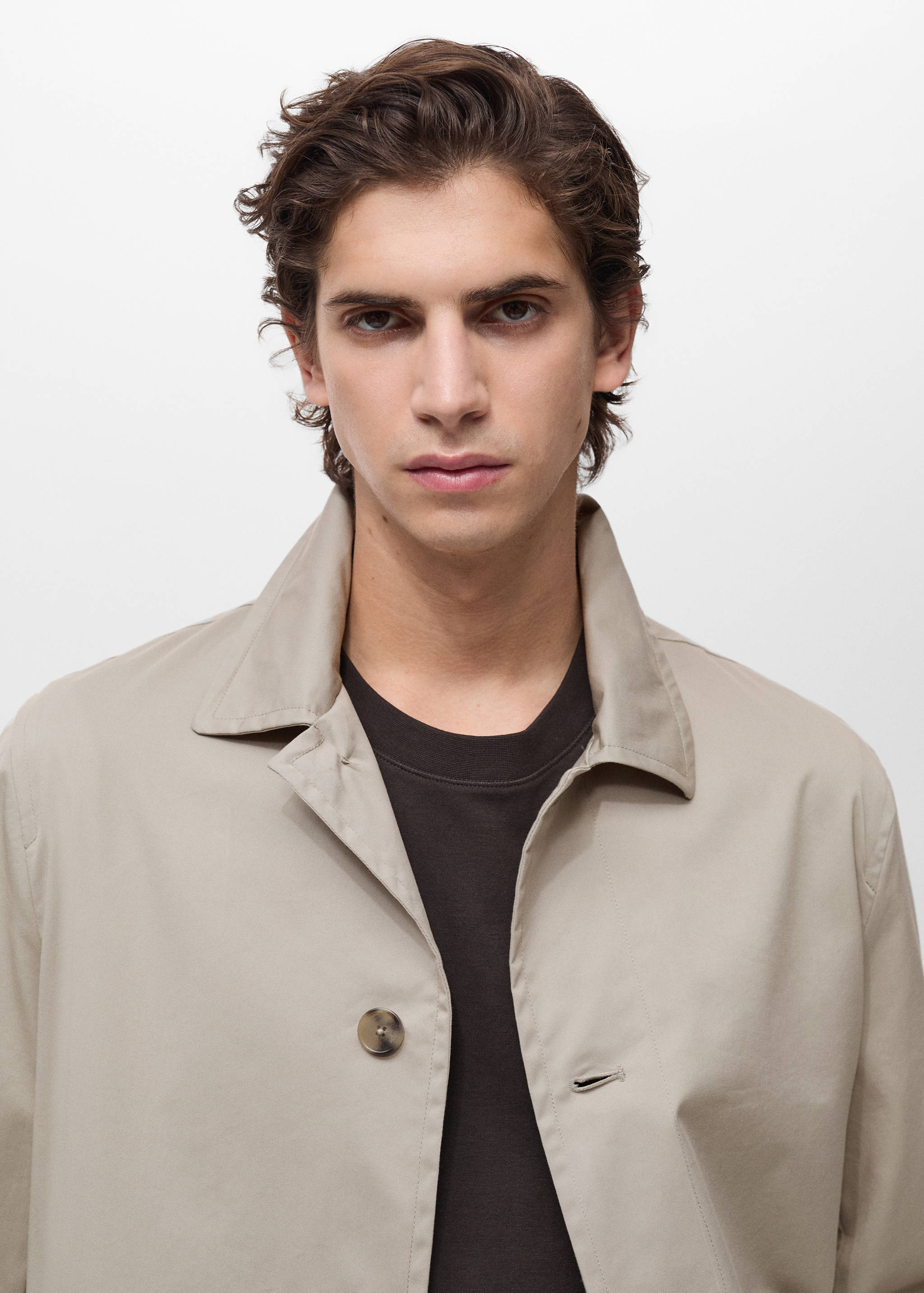 Водоотталкивающий плащ из хлопка - Деталь изделия 1