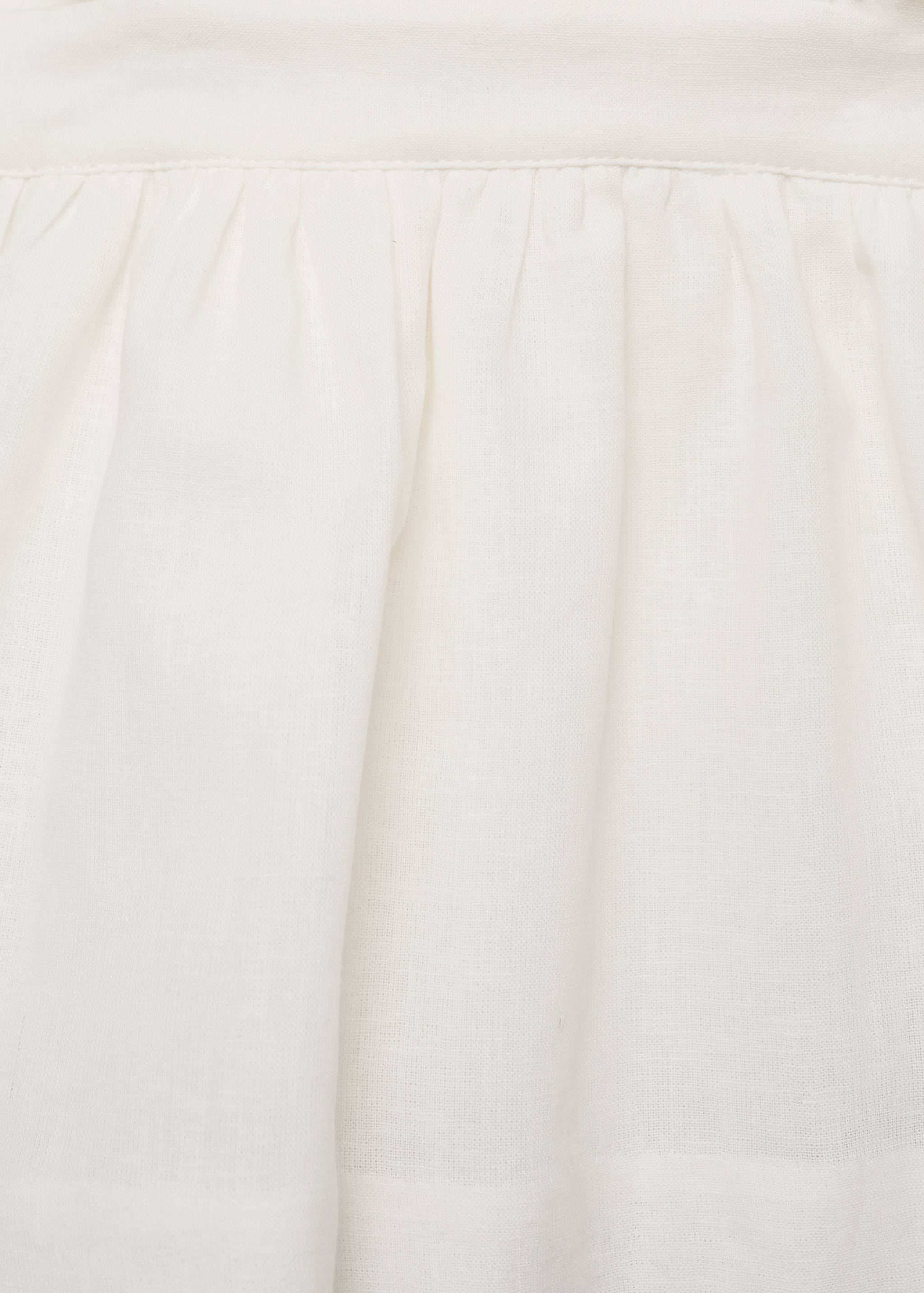 Ruffled linen dress - Details of the article 8