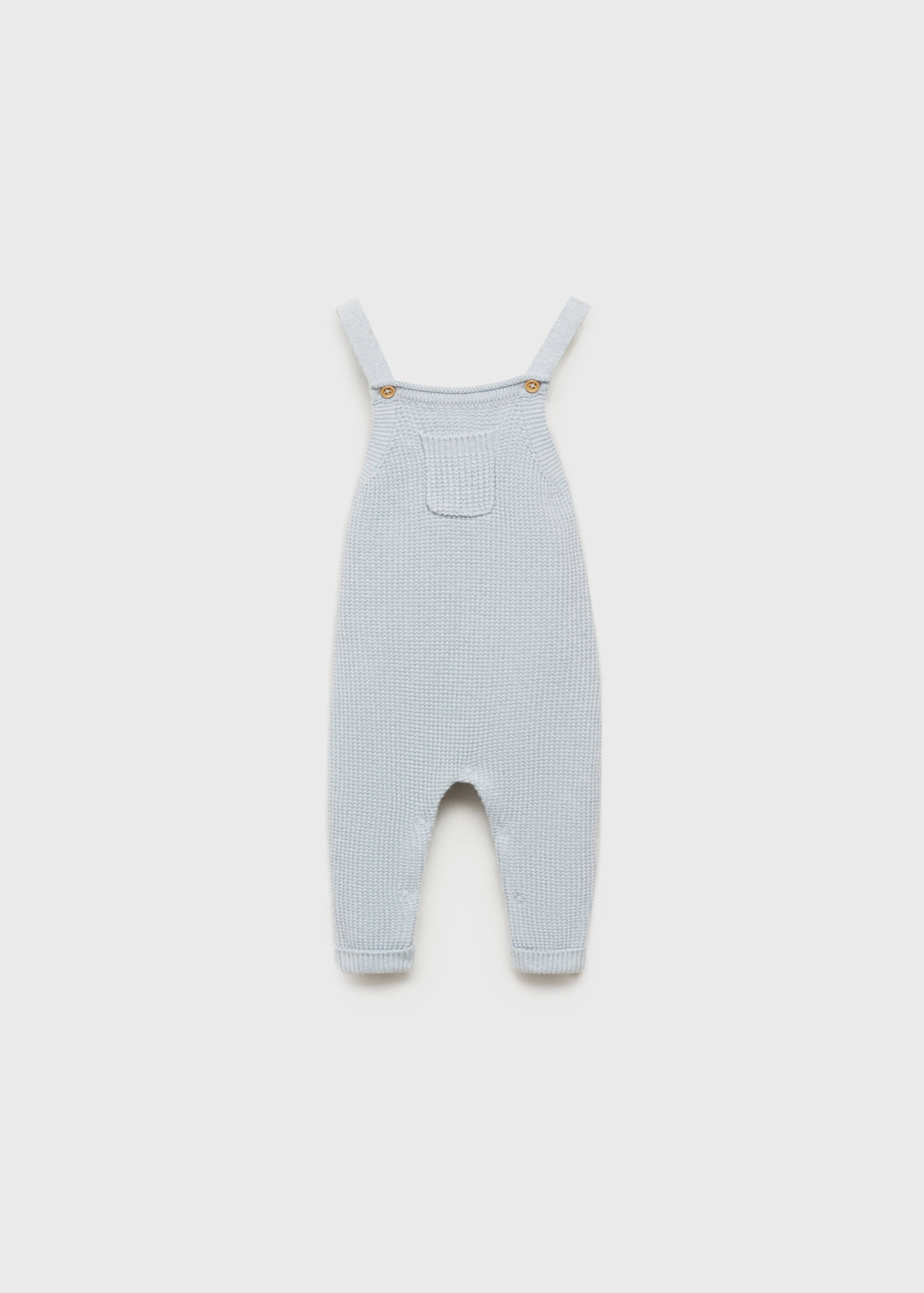 Long knitted dungarees - Article without model