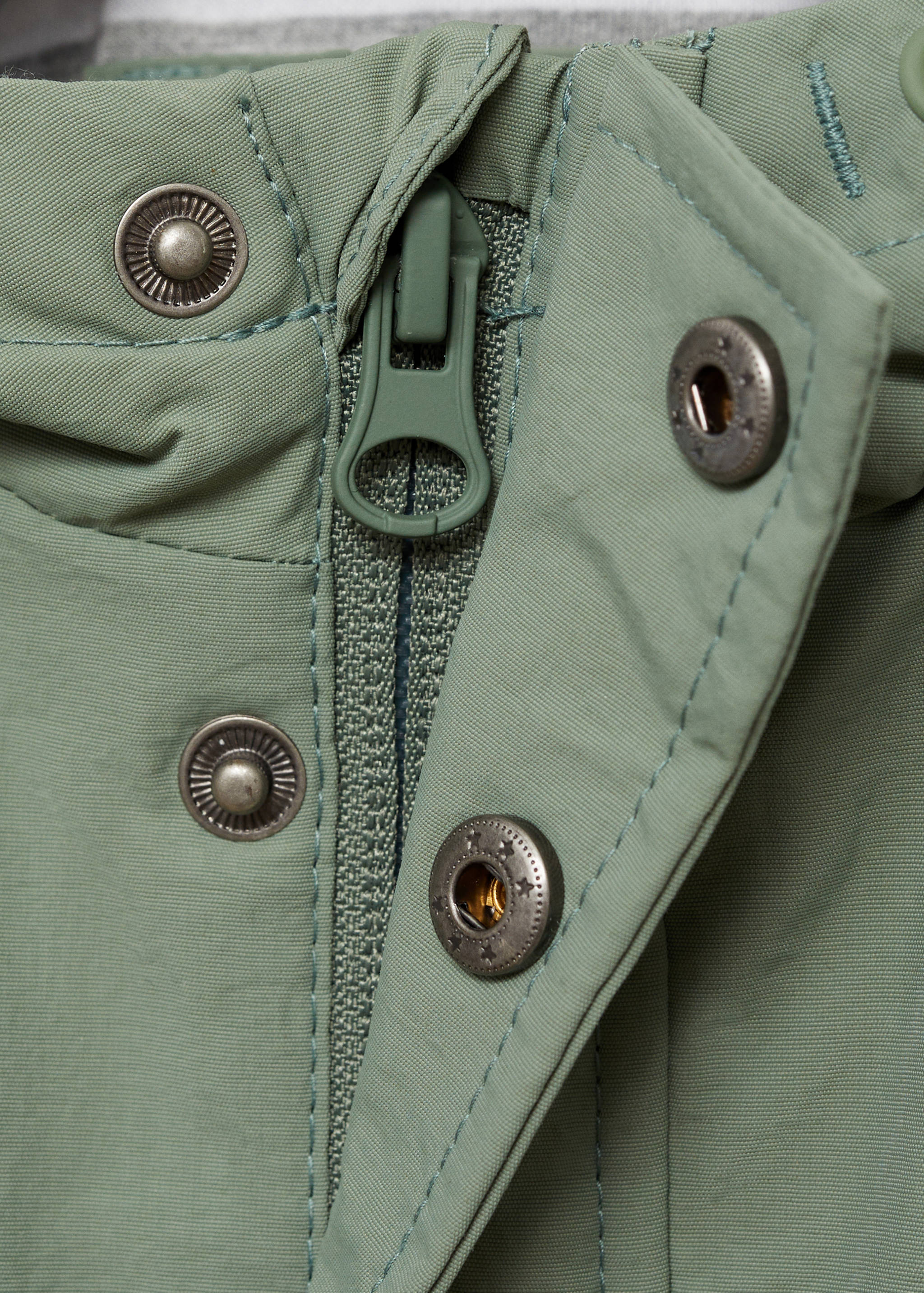 Quilted hooded parka - Details of the article 8
