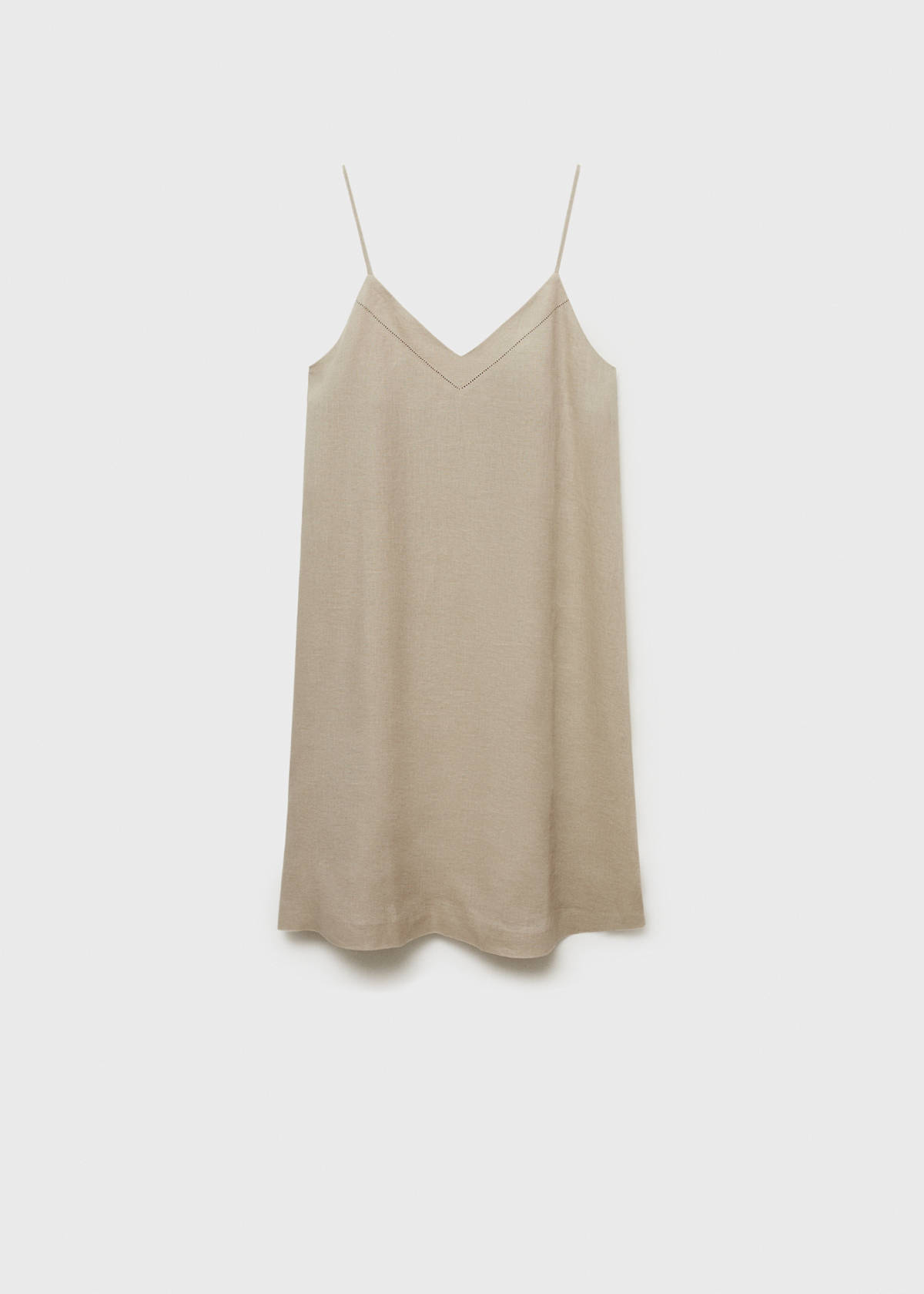 Linen nightgown — Sand