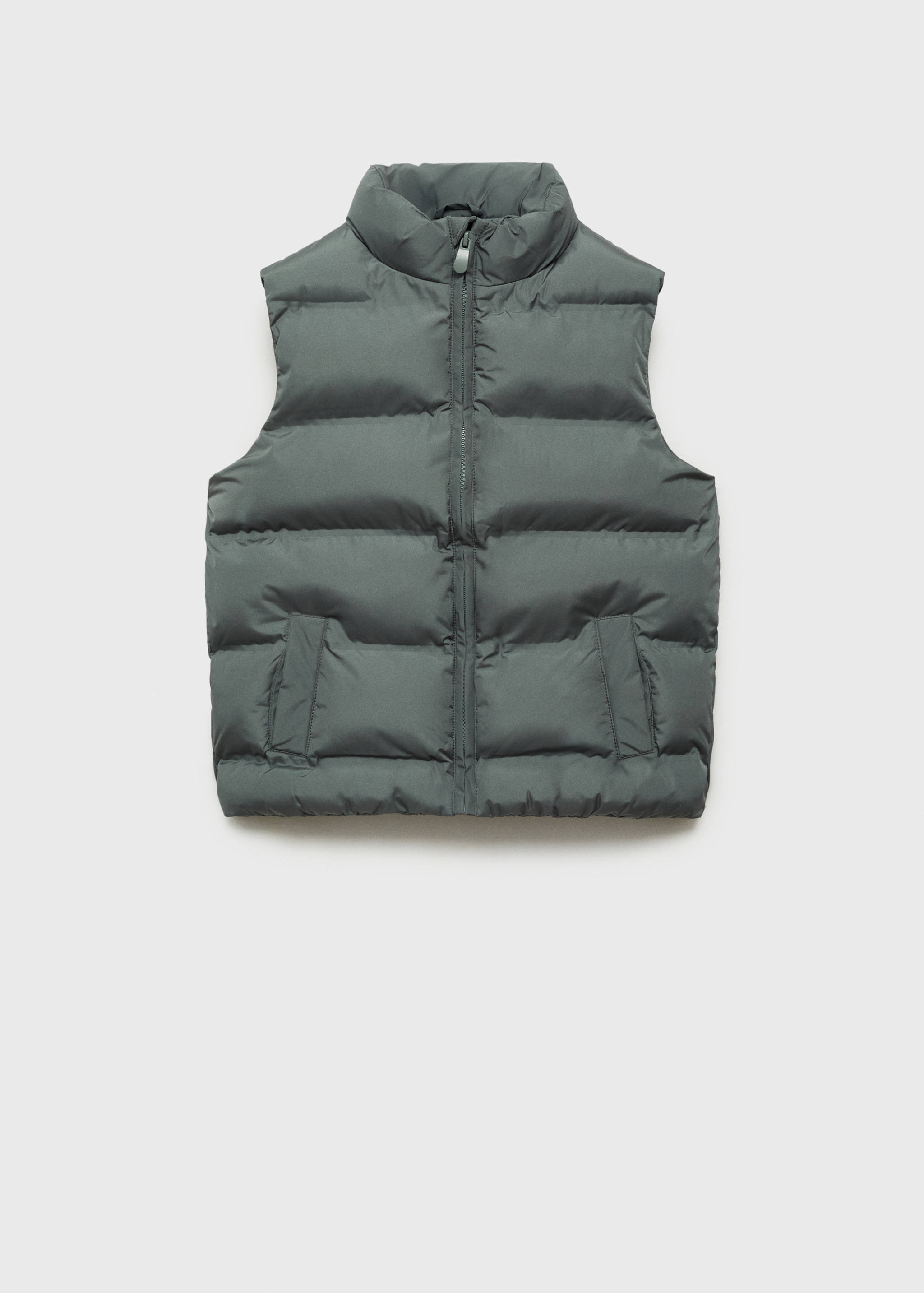 Quilted gilet with pockets - Article without model