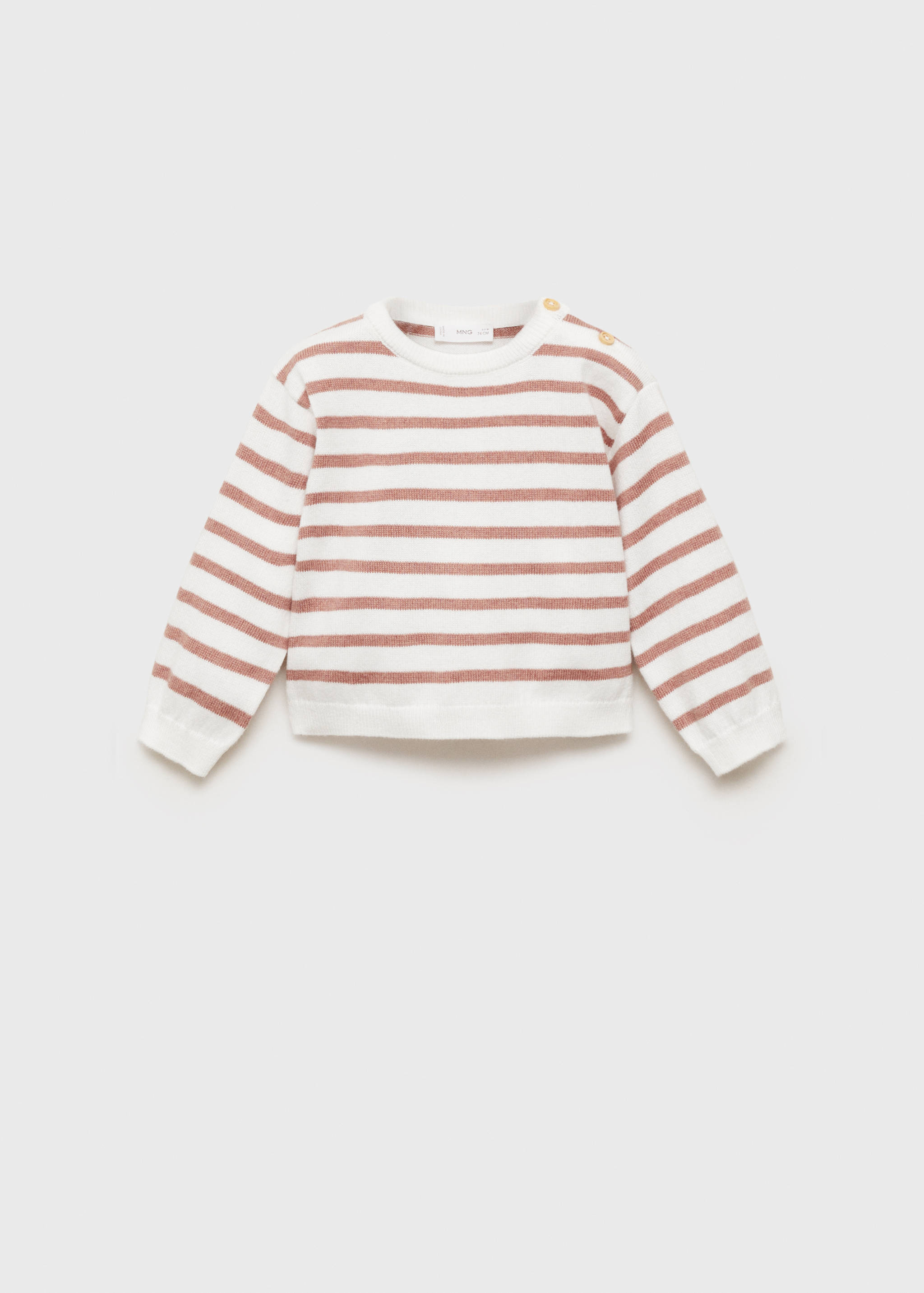 Knit striped sweater - Article without model