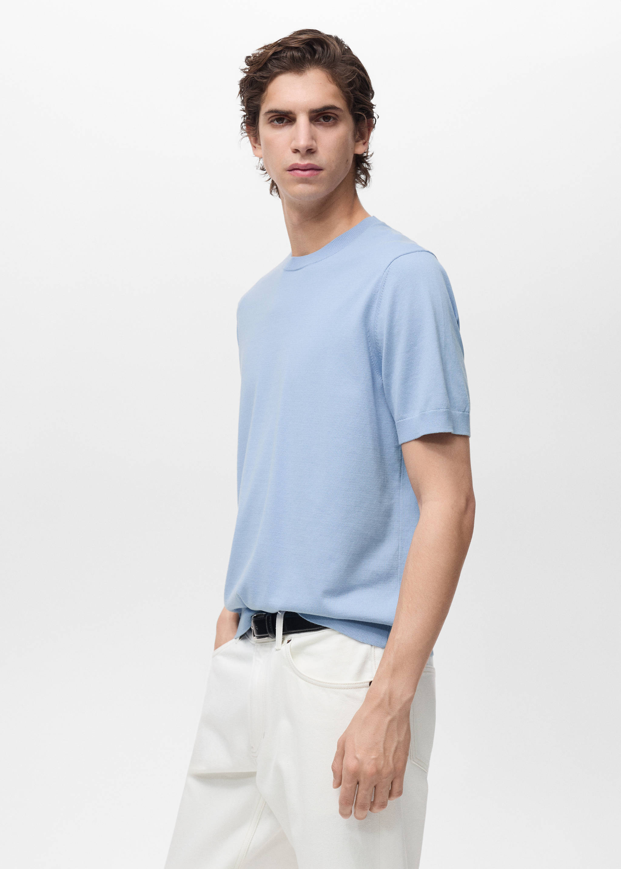 T-shirt maille fine coton - Détail de l'article 2