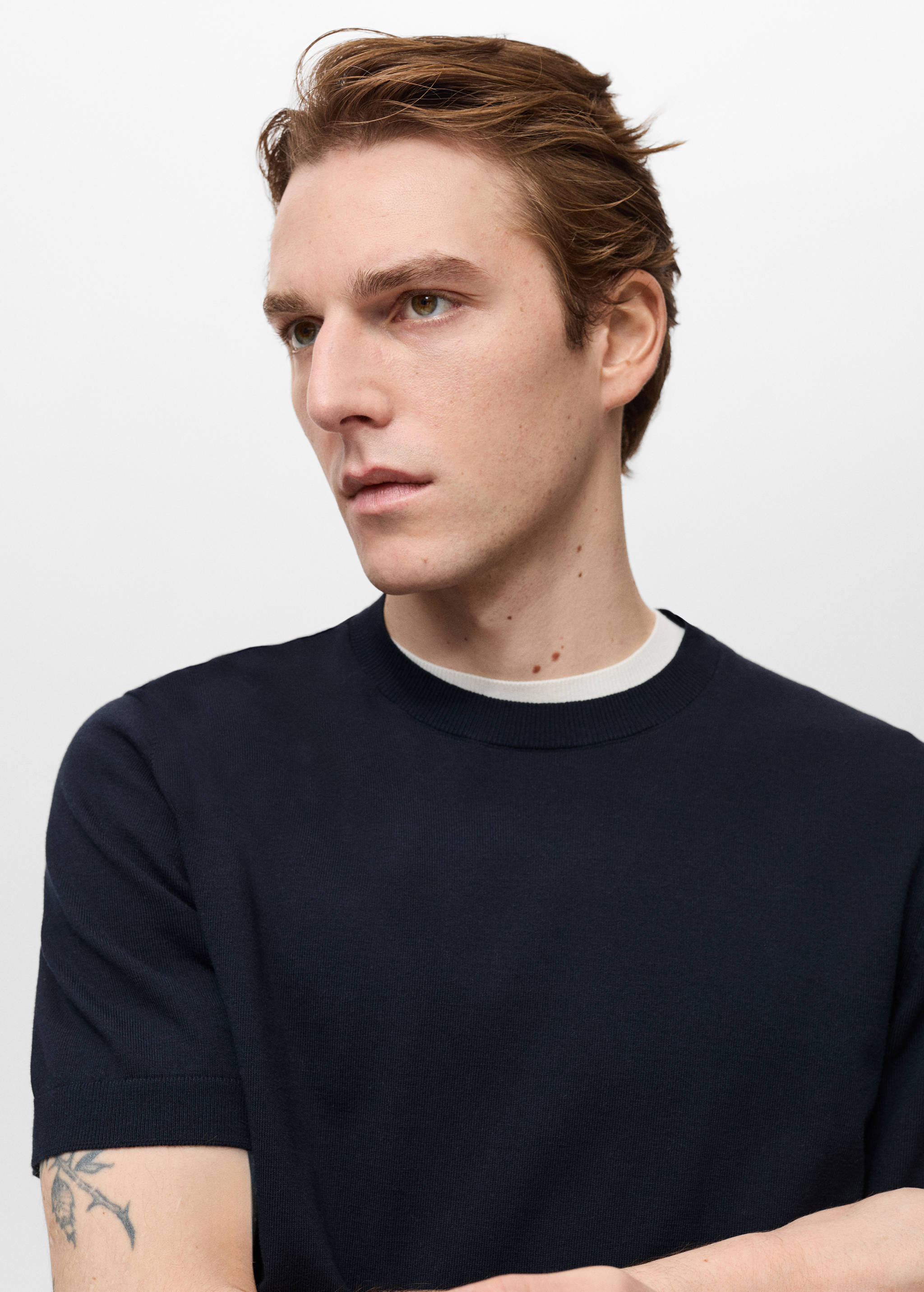 T-shirt maille fine coton - Détail de l'article 1