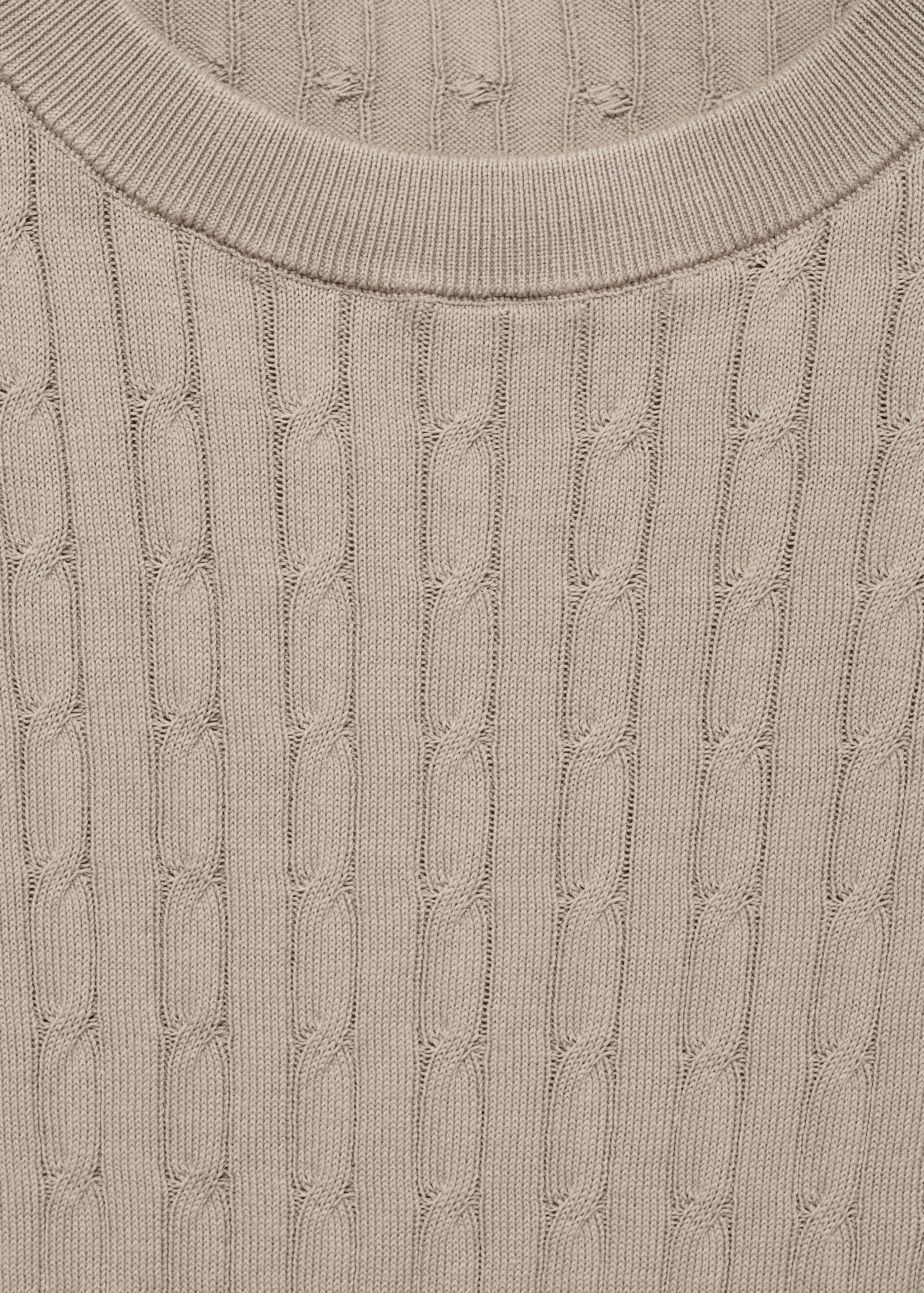 Braided fine-knit t-shirt - Details of the article 8