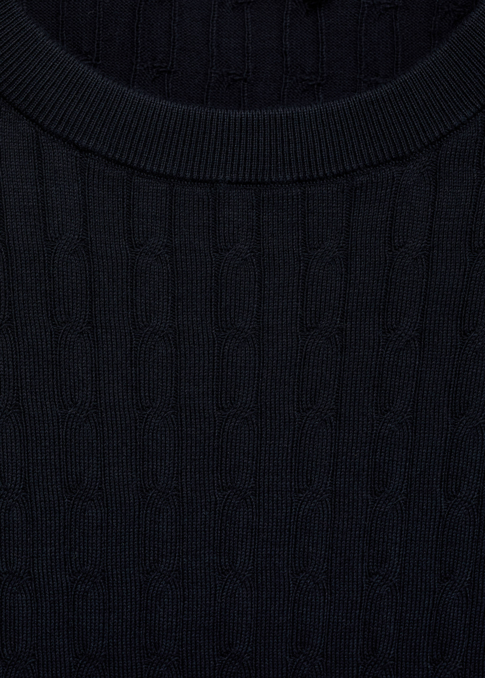 Braided fine-knit t-shirt - Details of the article 8
