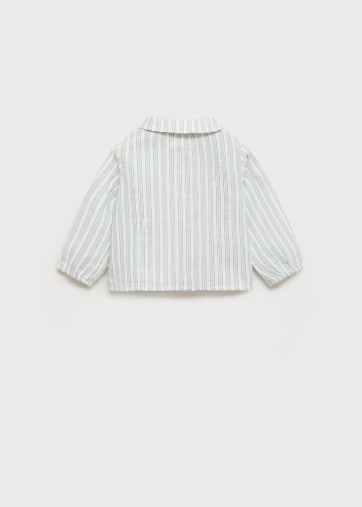 Striped cotton shirt — Off White