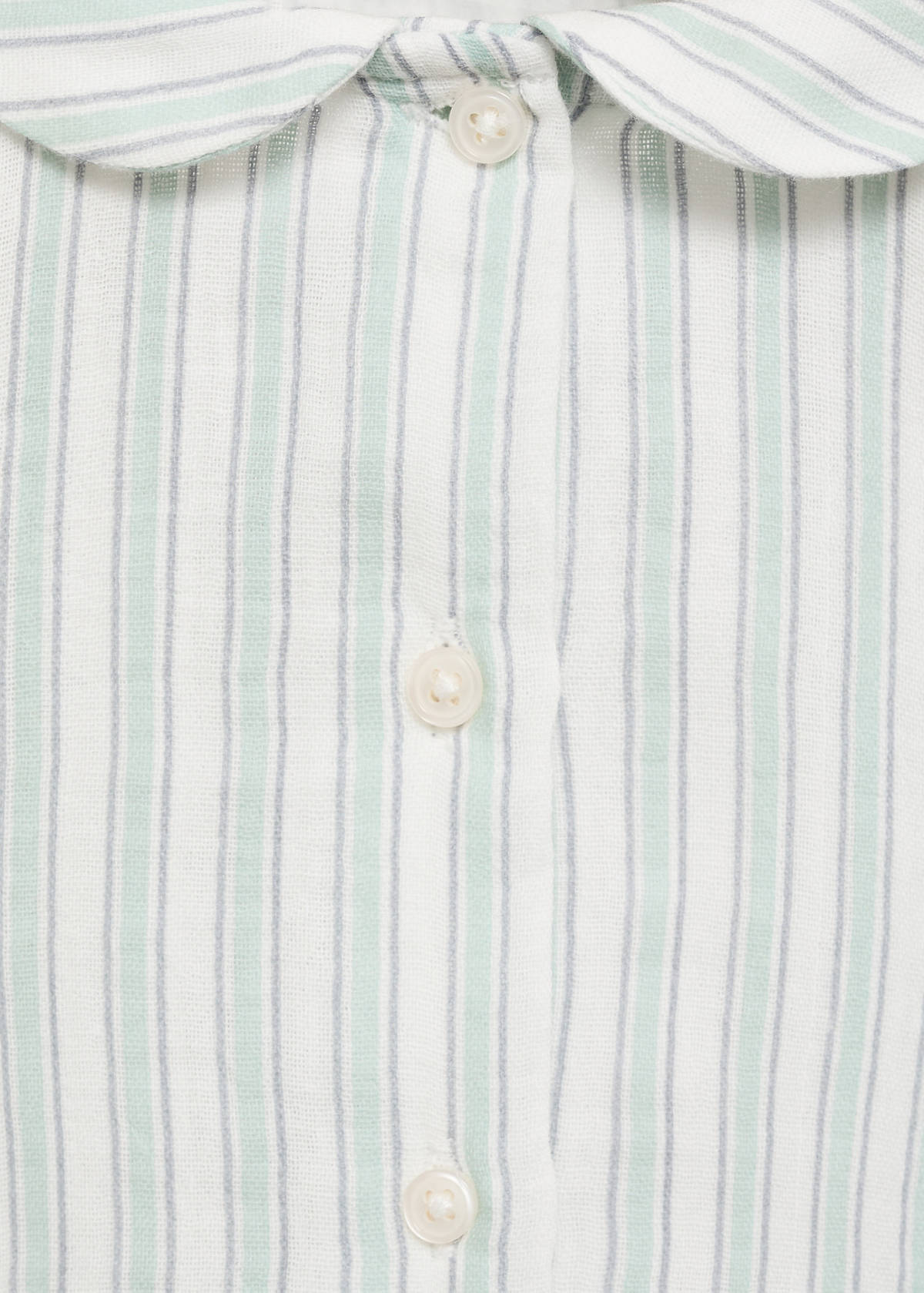 Striped cotton shirt — Off White