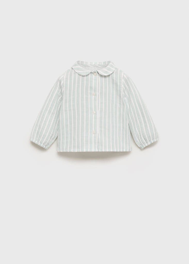 Striped cotton shirt — Off White