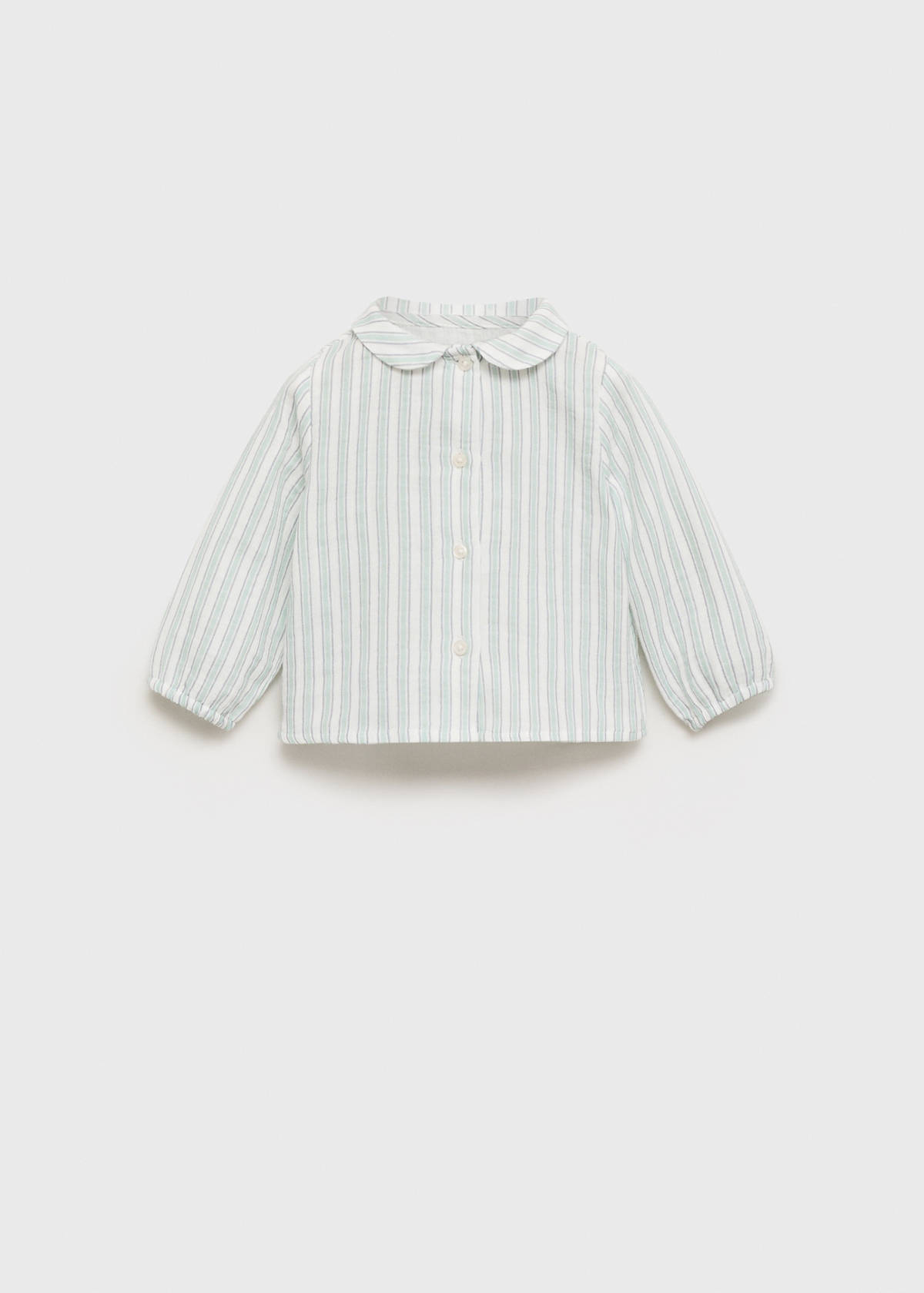 Striped cotton shirt — Off White