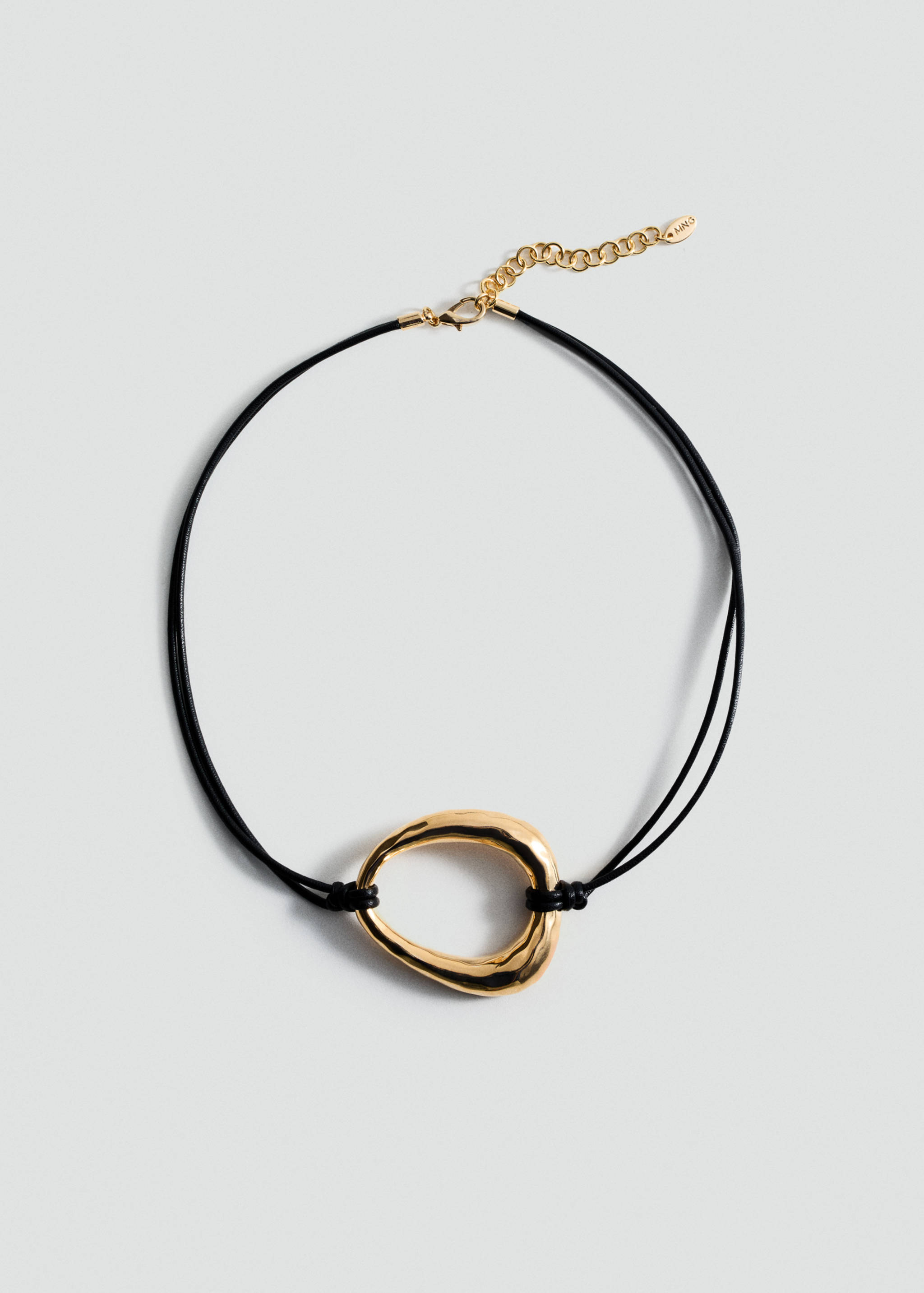 Collar cordón pieza metálica - Artículo sin modelo
