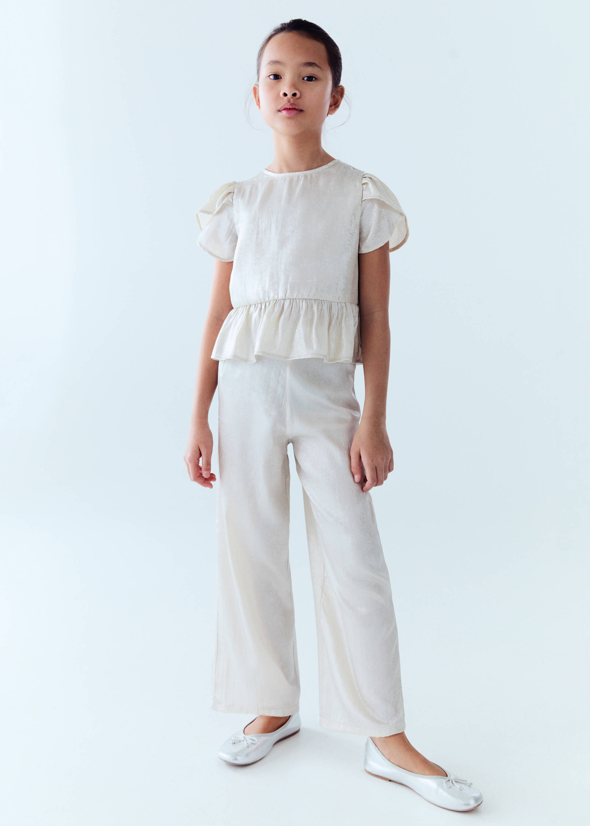 Satinerad kortärmad blus - Detaljer om artikeln 6