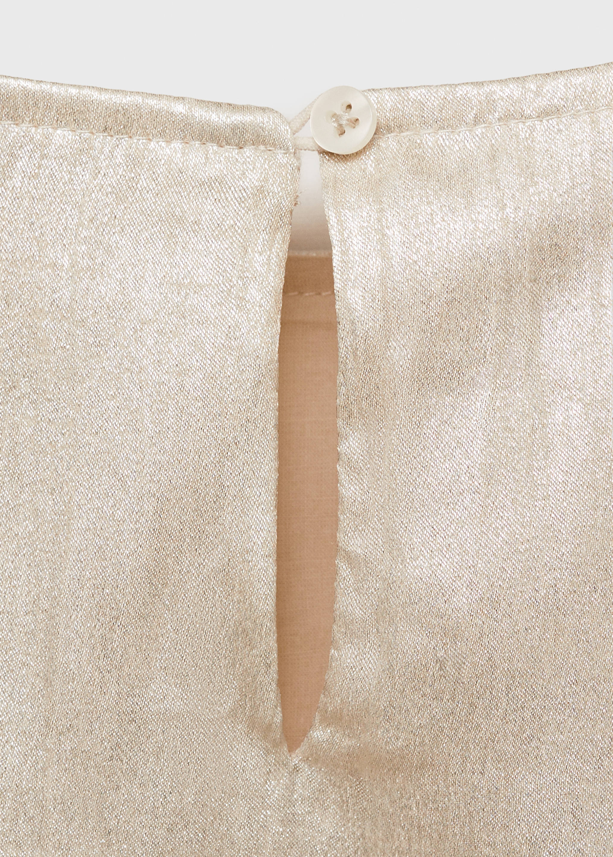 Satinerad kortärmad blus - Detaljer om artikeln 0