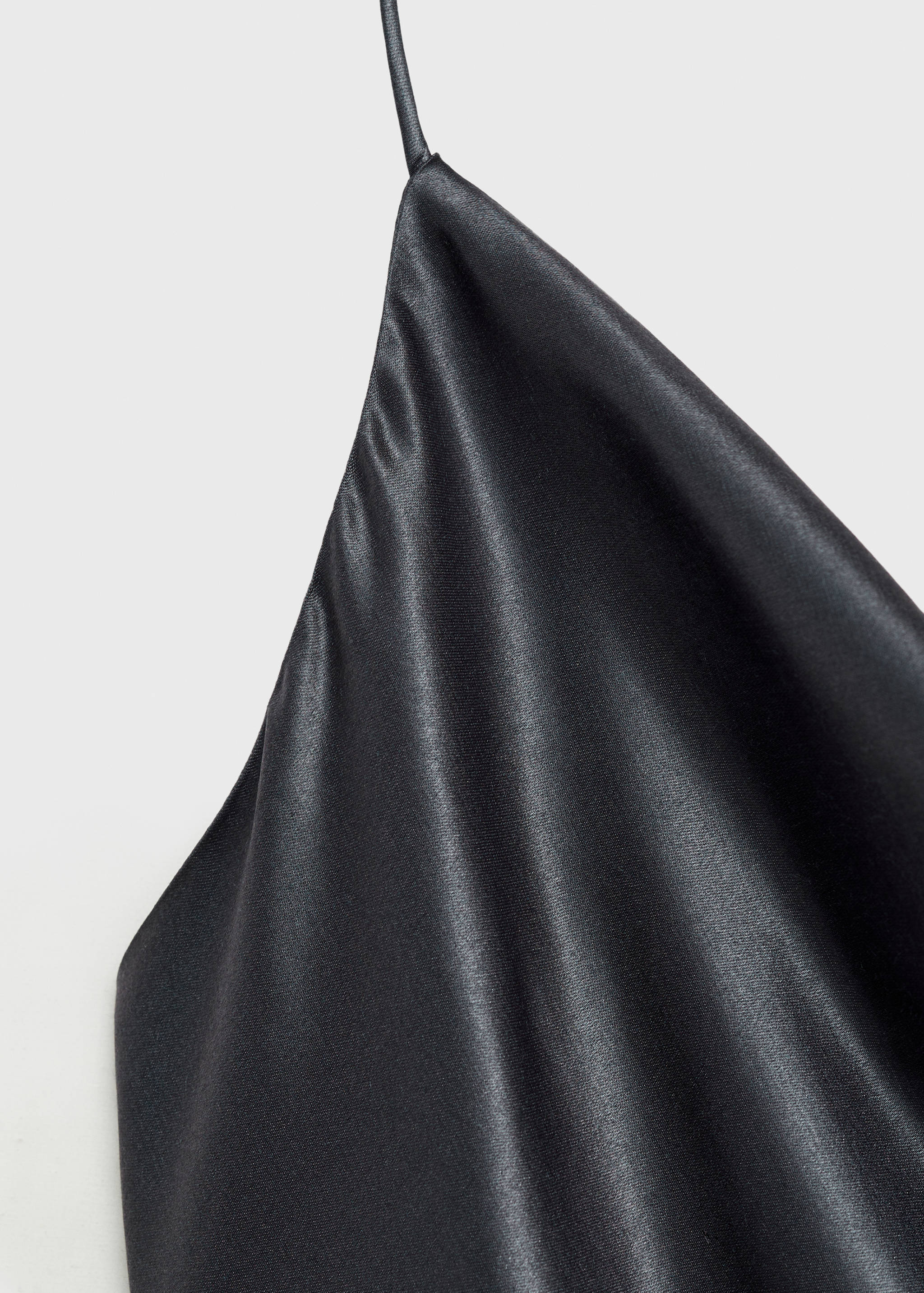 Robe soie encolure drapée - Détail de l'article 8