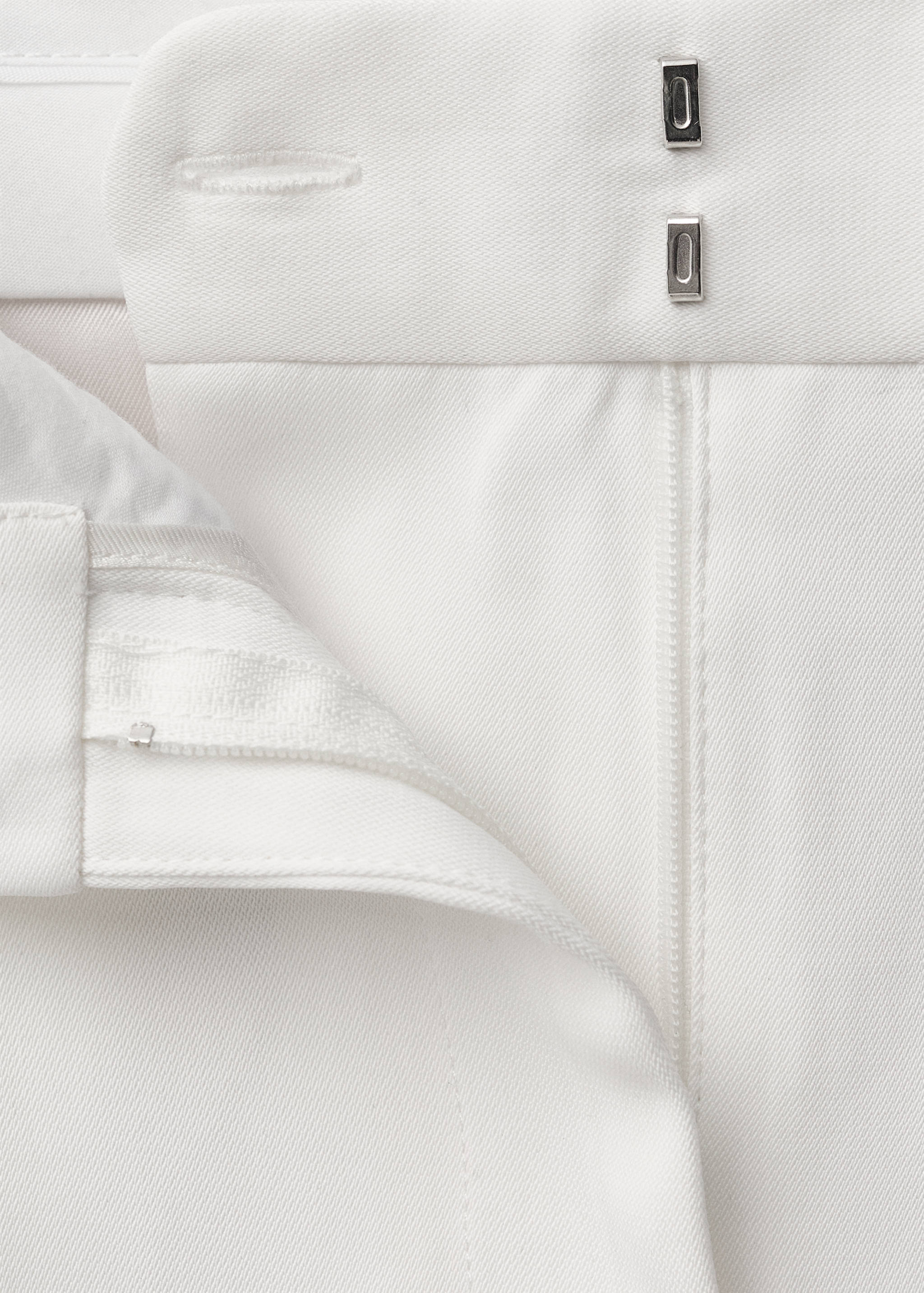 Wide leg suit trousers - Details of the article 0