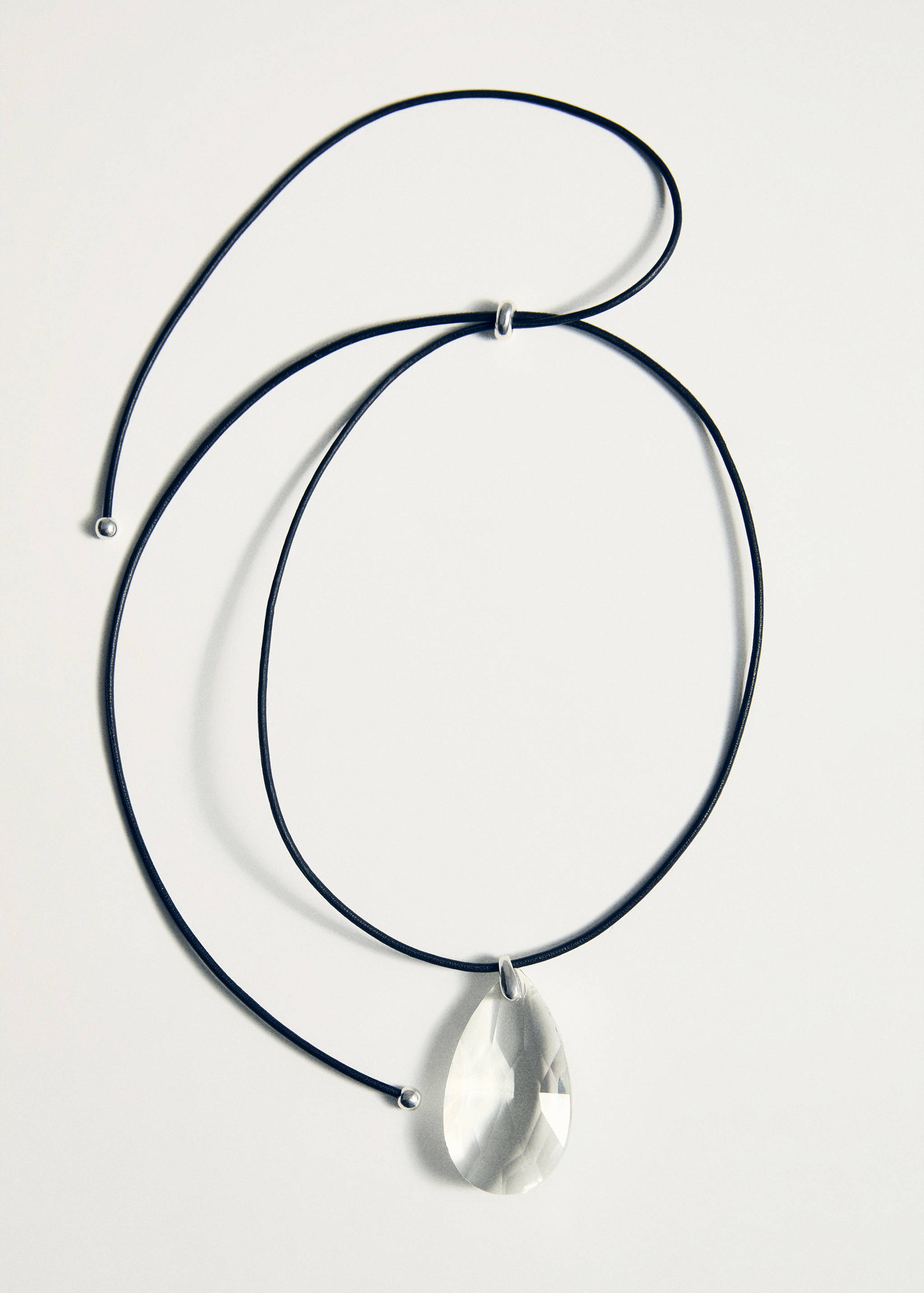 Collar piel colgante cristal - Detalle del artículo 5