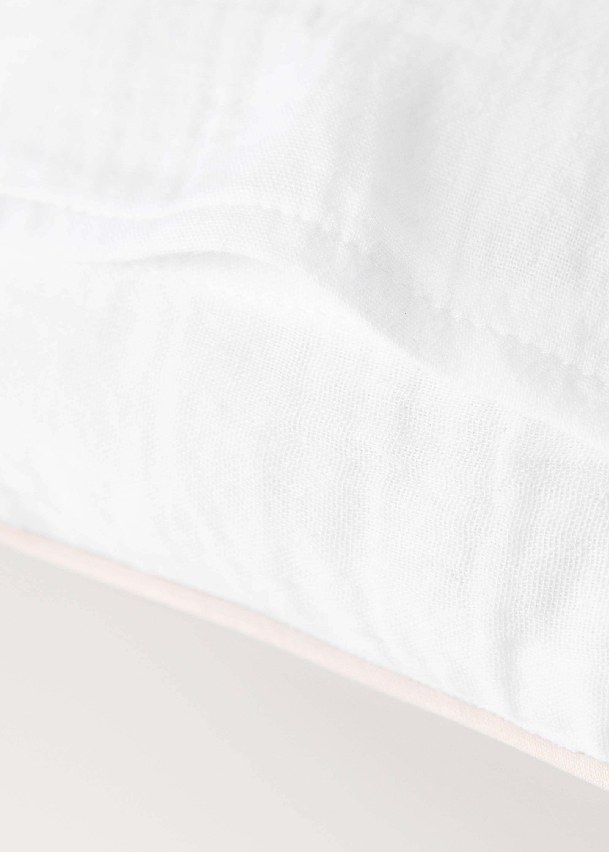 Set of chiffon cotton top sheet and pillowcase for mini cot - Details of the article 3