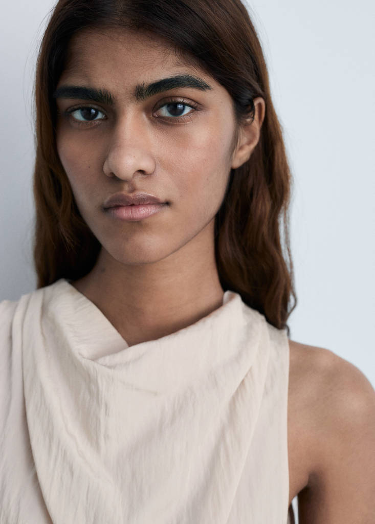 Textured bow top — Sand