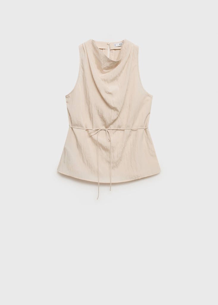 Textured bow top — Sand