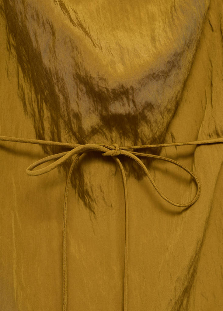 Textured bow top — Olive Green