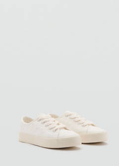 Embroidered sneakers — White 2