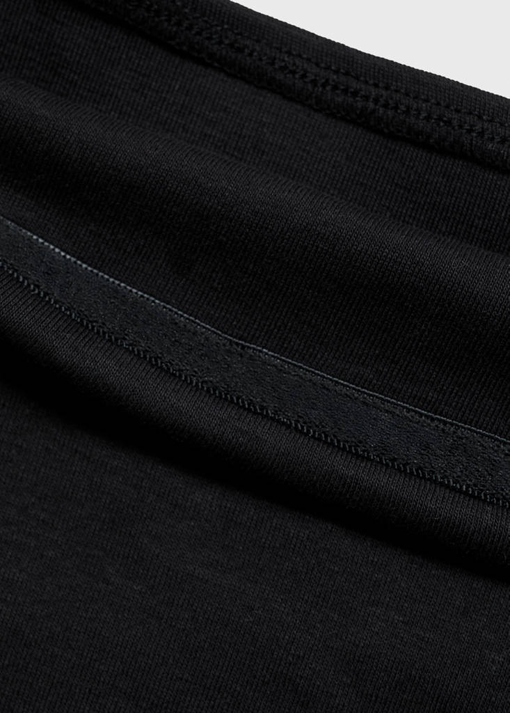 Ponte bandeau top — Black