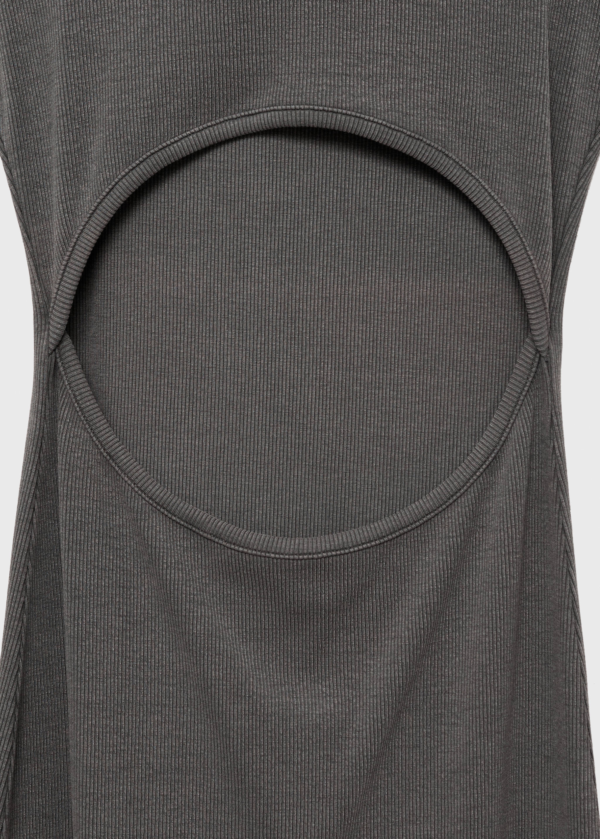 Long back slit dress - Details of the article 8