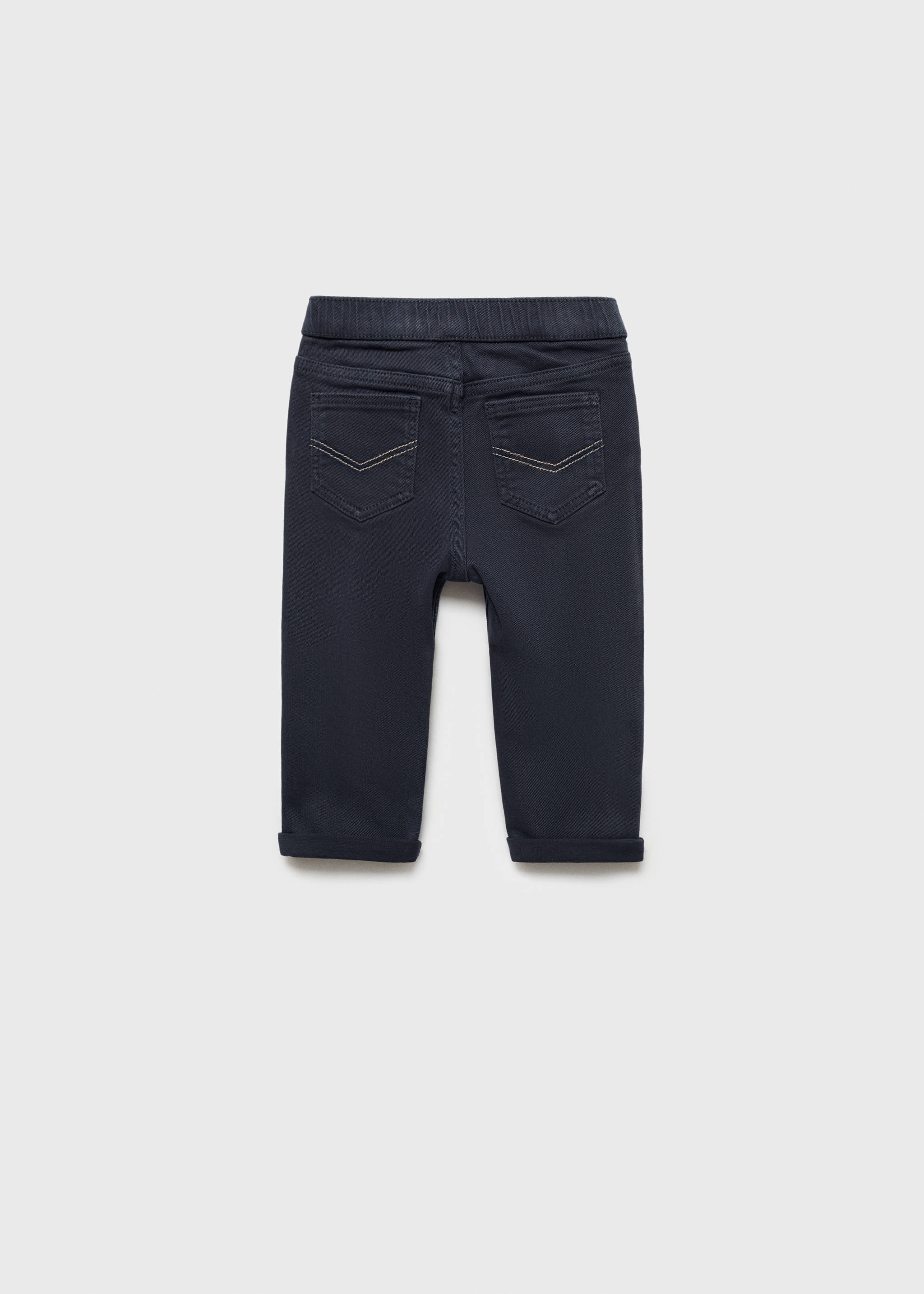Cotton chinos - Reverse of the article