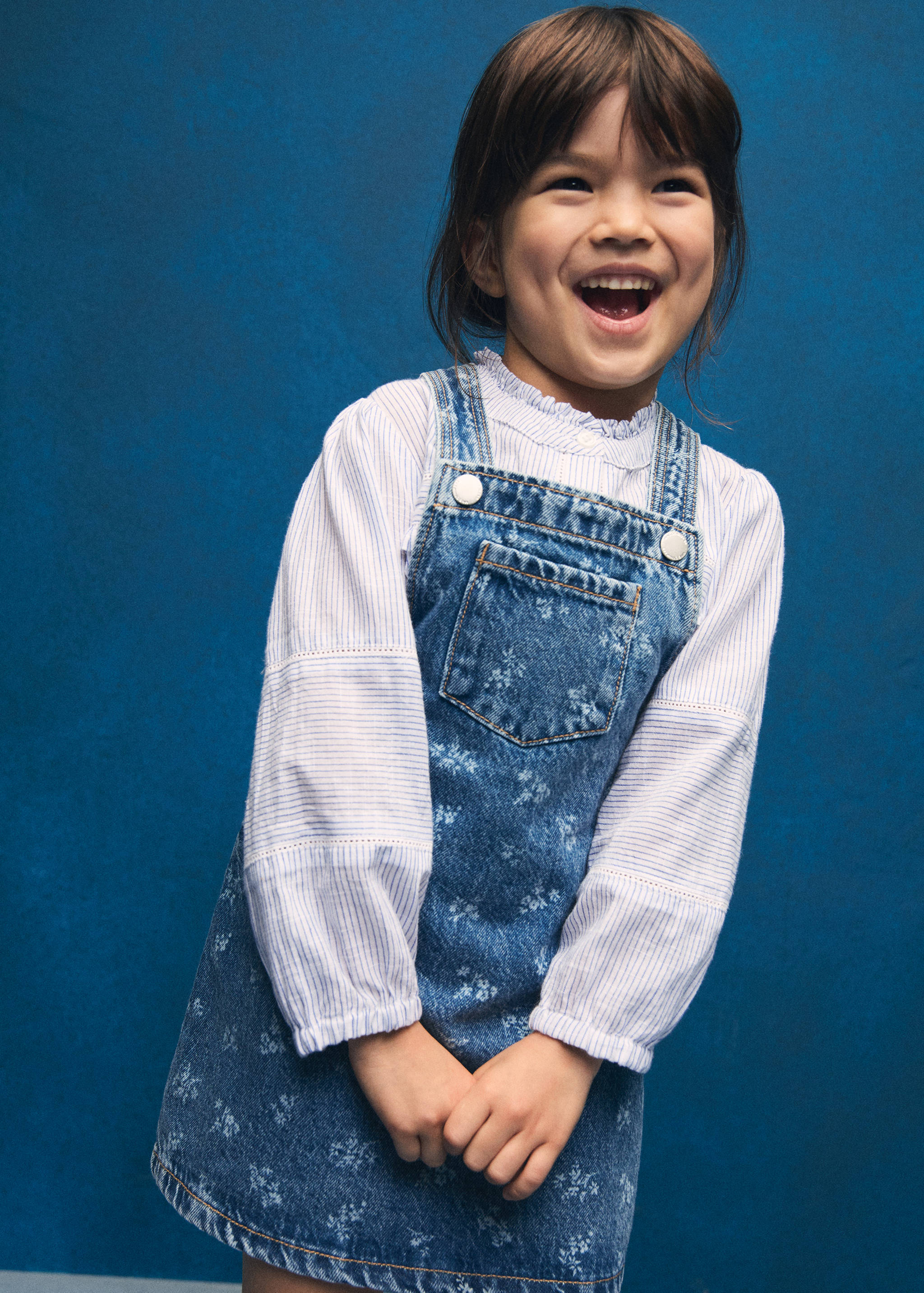 Striped voile blouse - Details of the article 3
