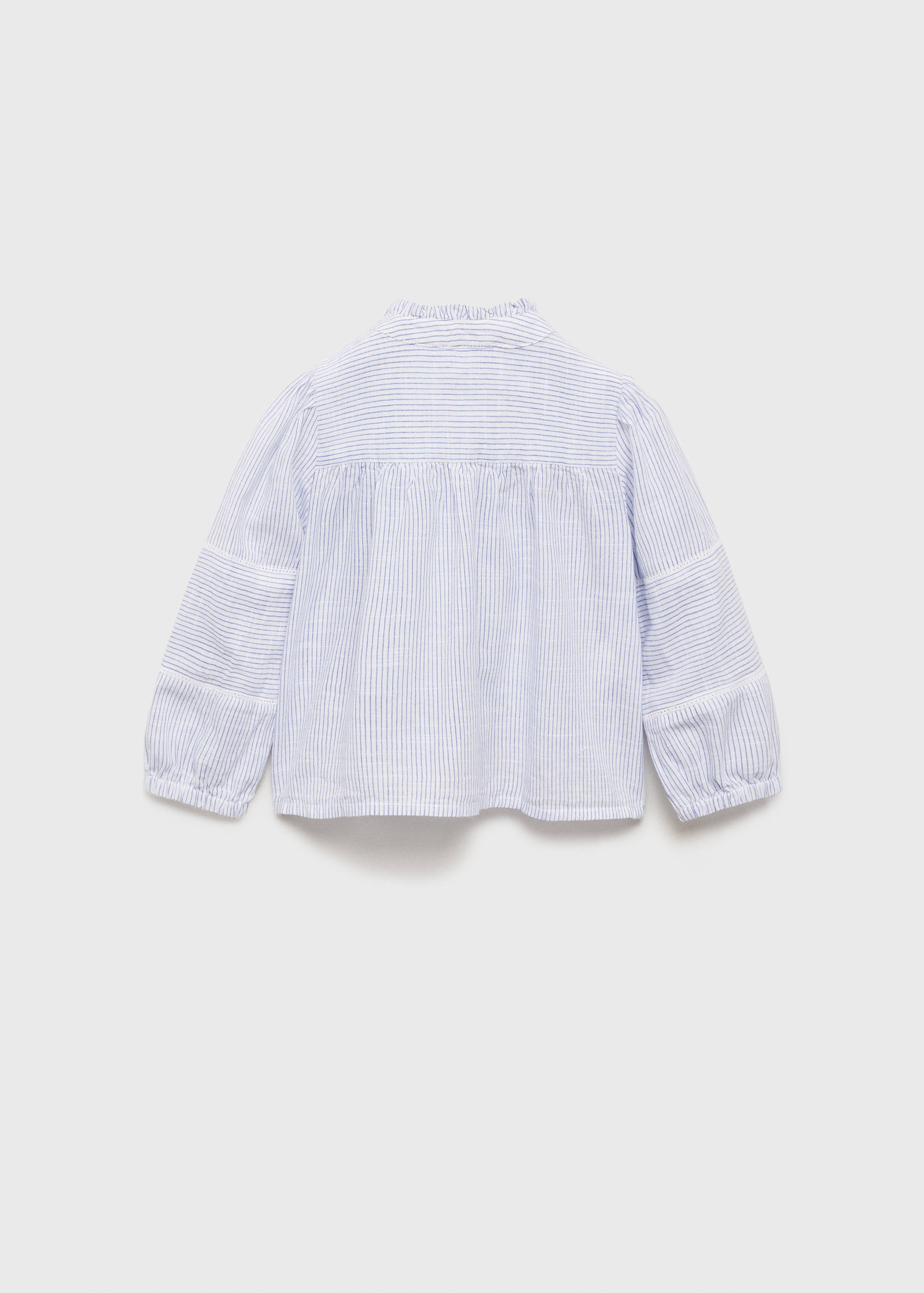Striped voile blouse - Reverse of the article