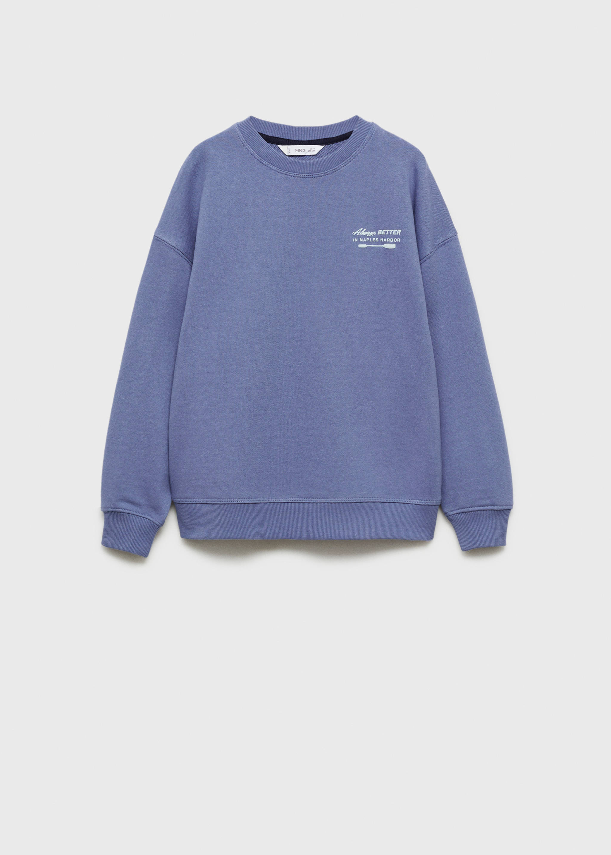 Printed cotton sweatshirt - Article without model