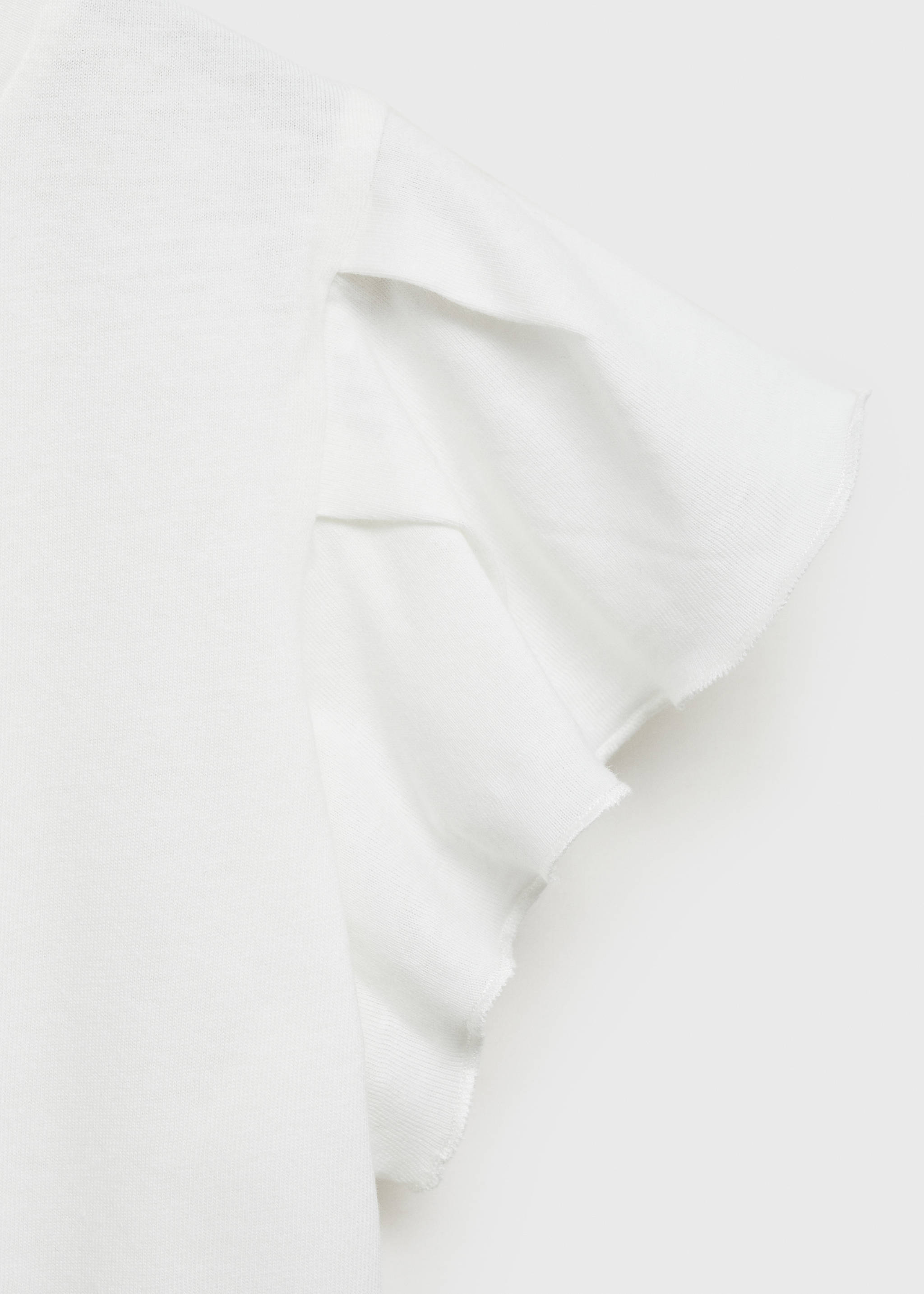 Short-sleeved ruffle t-shirt - Details of the article 8