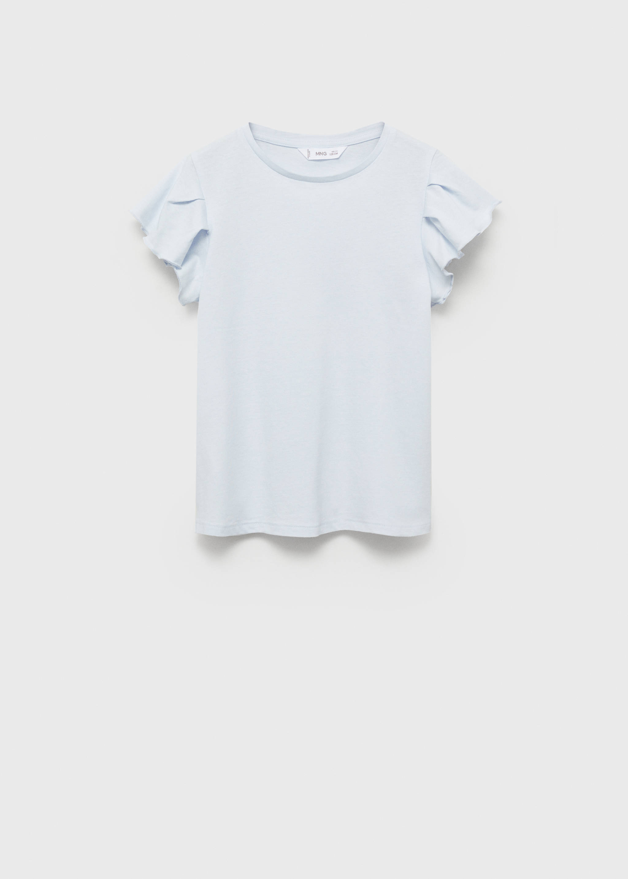 Short-sleeved ruffle t-shirt - Article without model