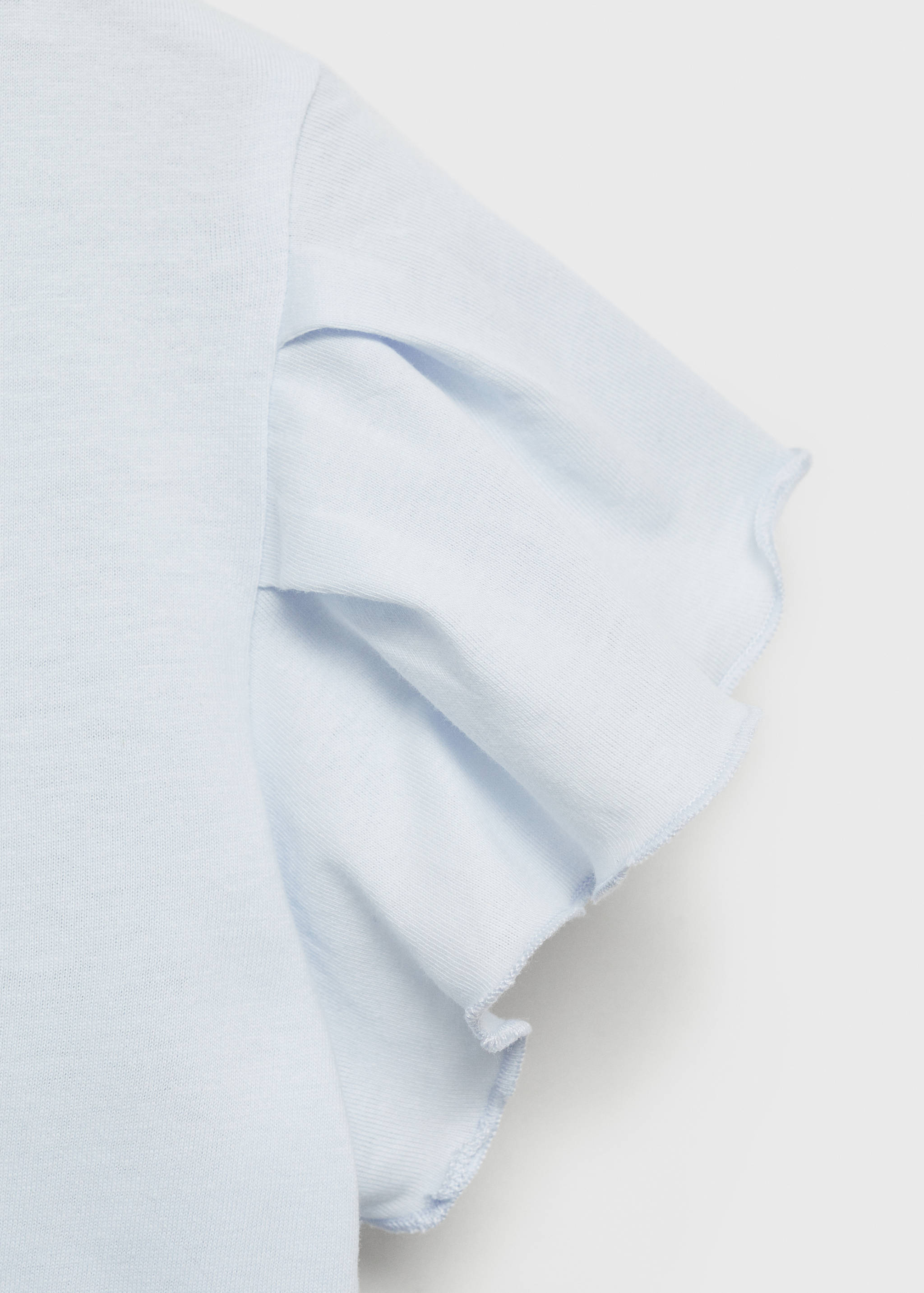 Short-sleeved ruffle t-shirt - Details of the article 8
