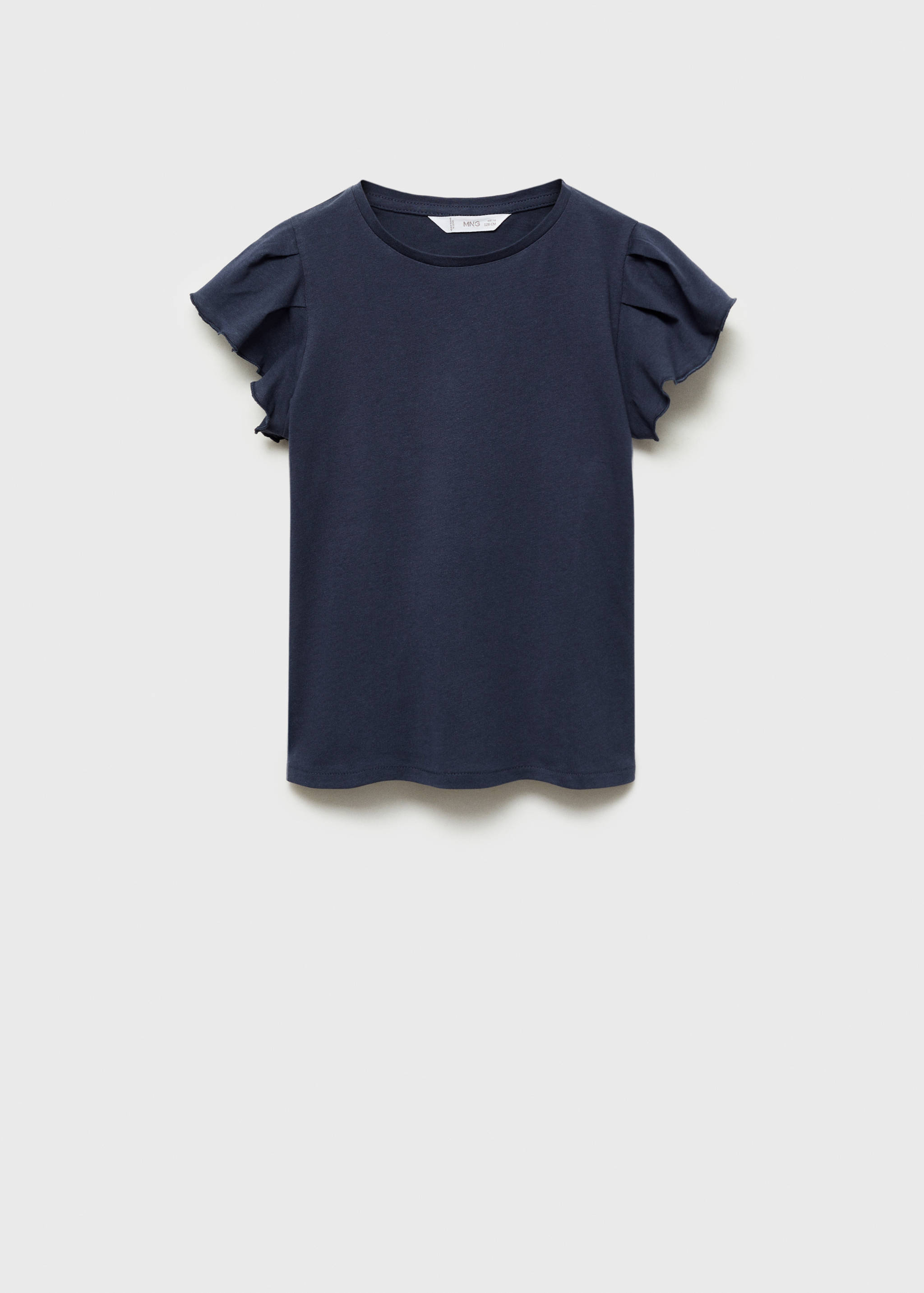 Short-sleeved ruffle t-shirt - Article without model