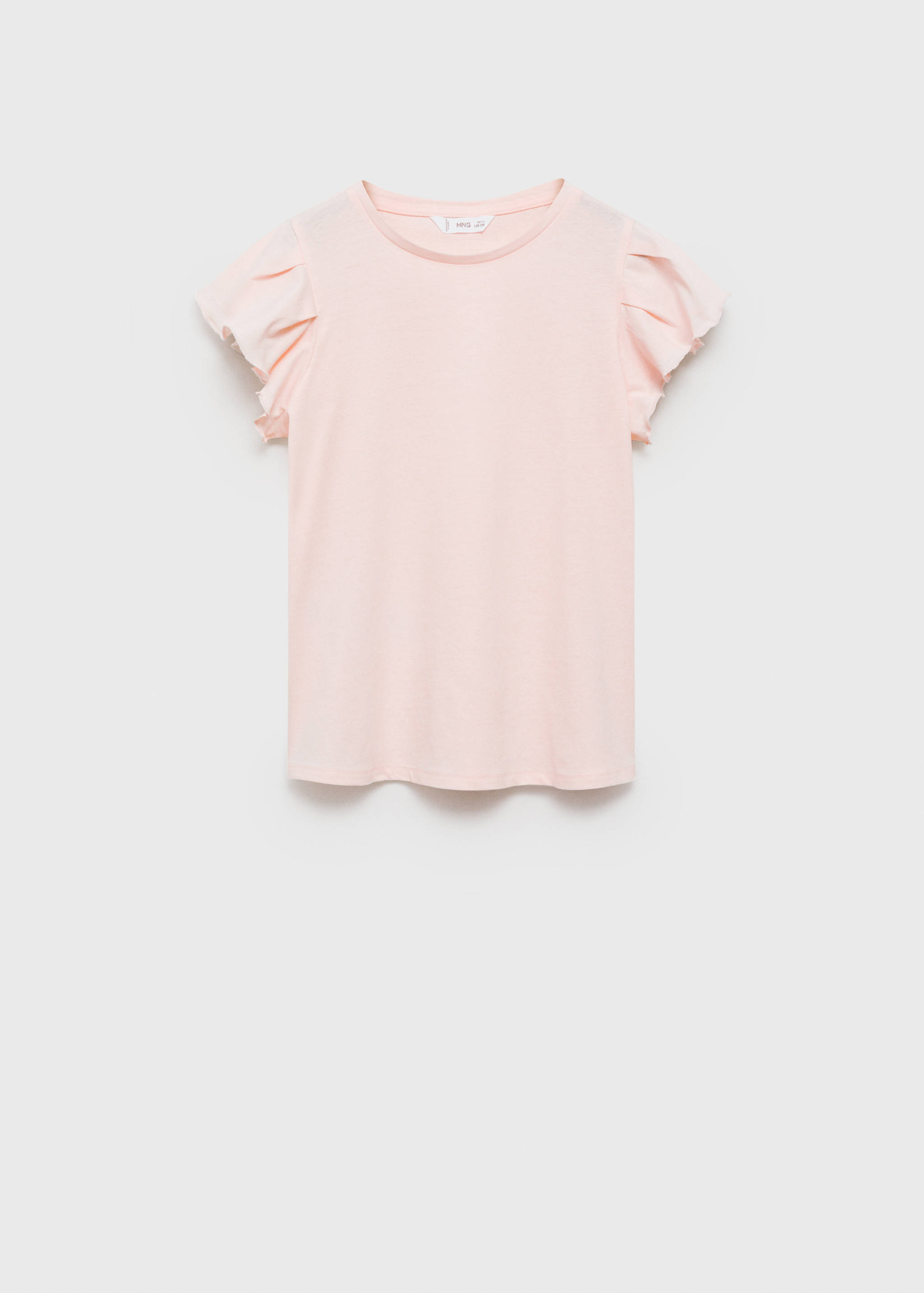 Short-sleeved ruffle t-shirt - Article without model